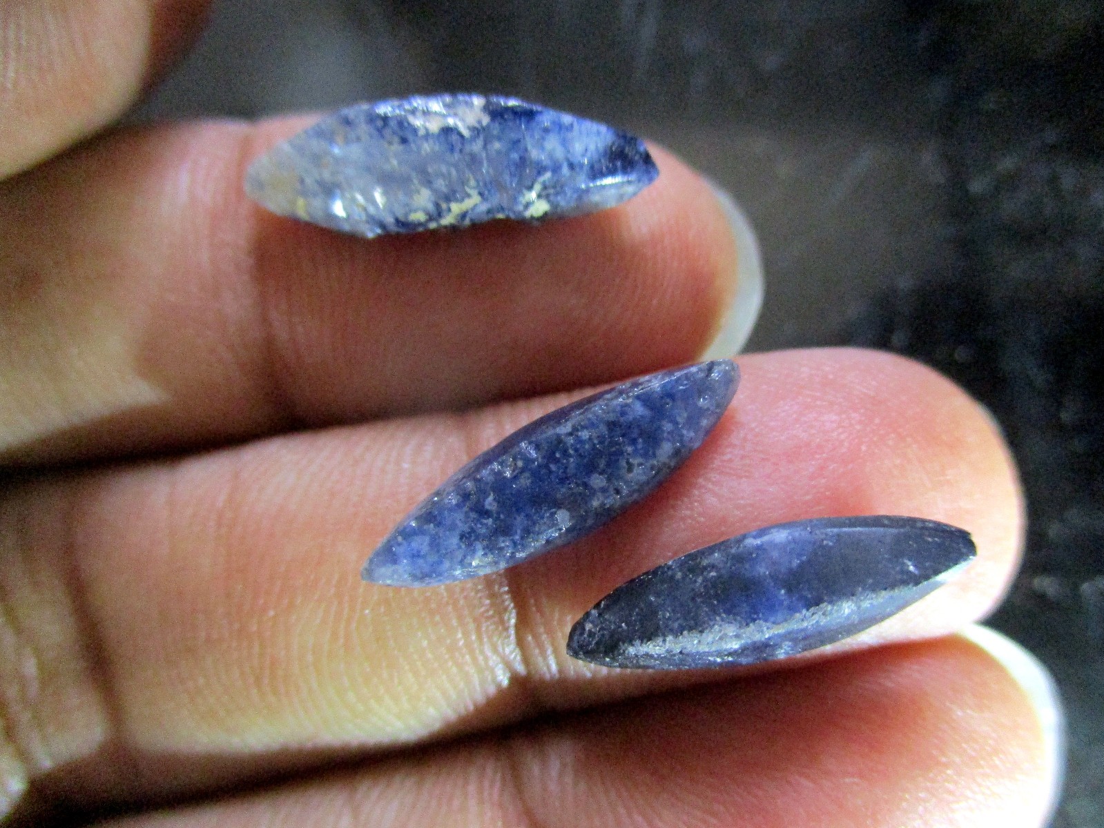 Natural Blue Sapphire Crystal Specimen, 12.9 Carats, Jammu Kashmir Origin Natural Blue Sapphire Crystal Specimen, 12.9 Carats, Jammu Kashmir Origin