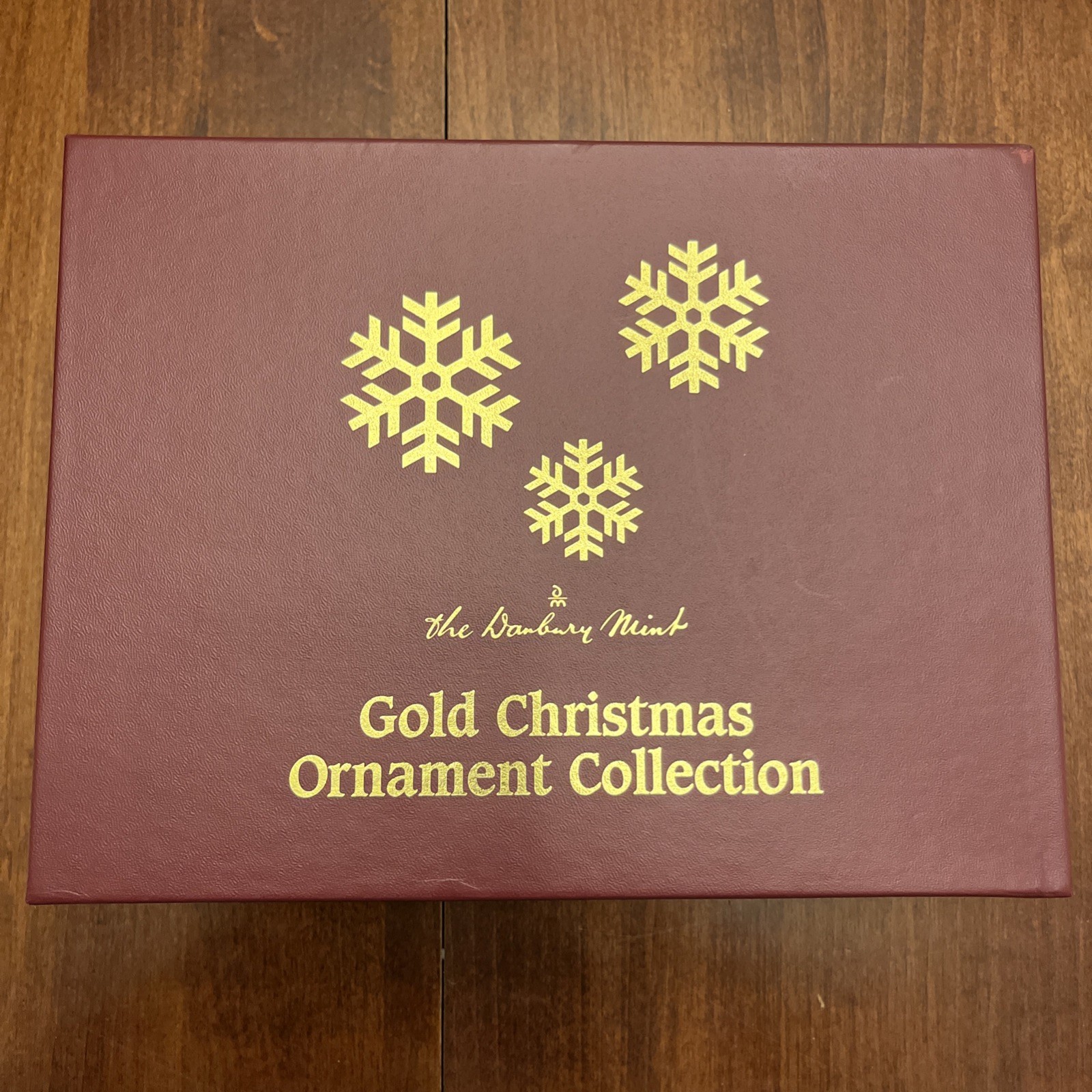 Gold Christmas Ornament Collection, Danbury Mint 2008, Set Of 12