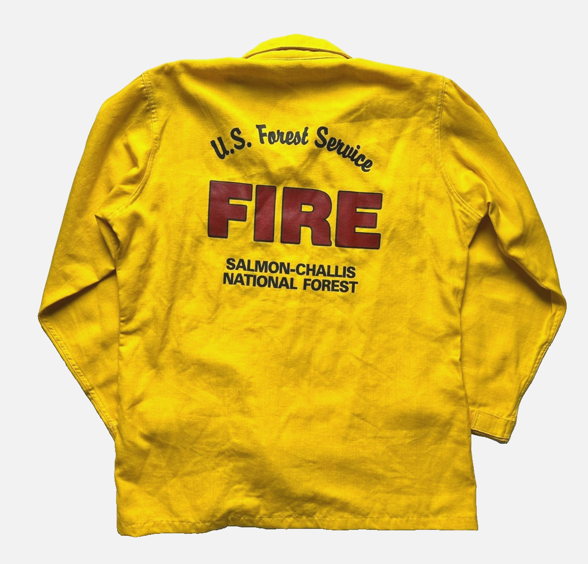 VTG Workrite US Forest Service Fire Flame Resistant Aramid Shirt Jacket L Salmon