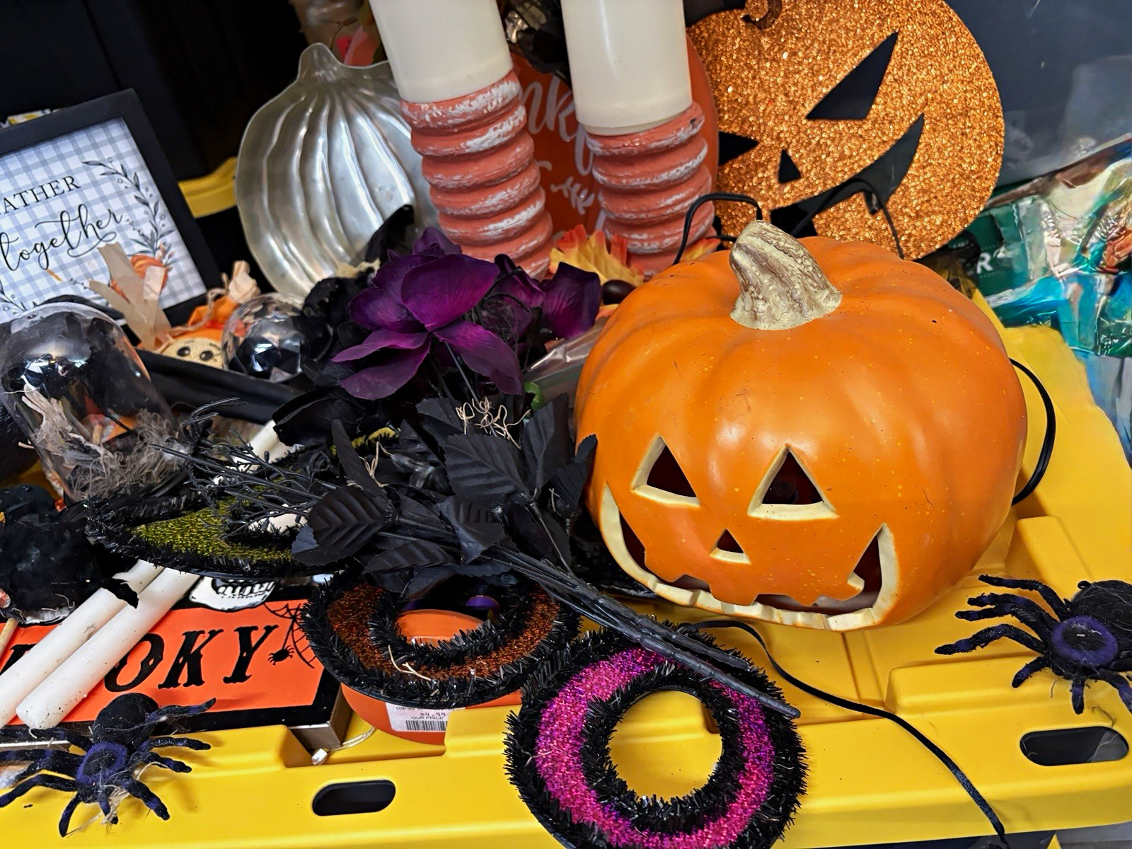 Halloween Fall Festivities Decor Mixed Lot