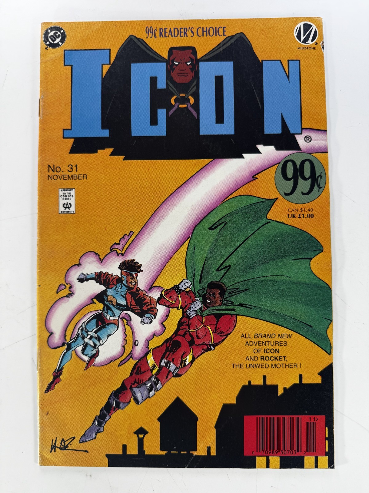 DC/Mileston ICON (1995) #31 NewsStand Variant FN (6.0)