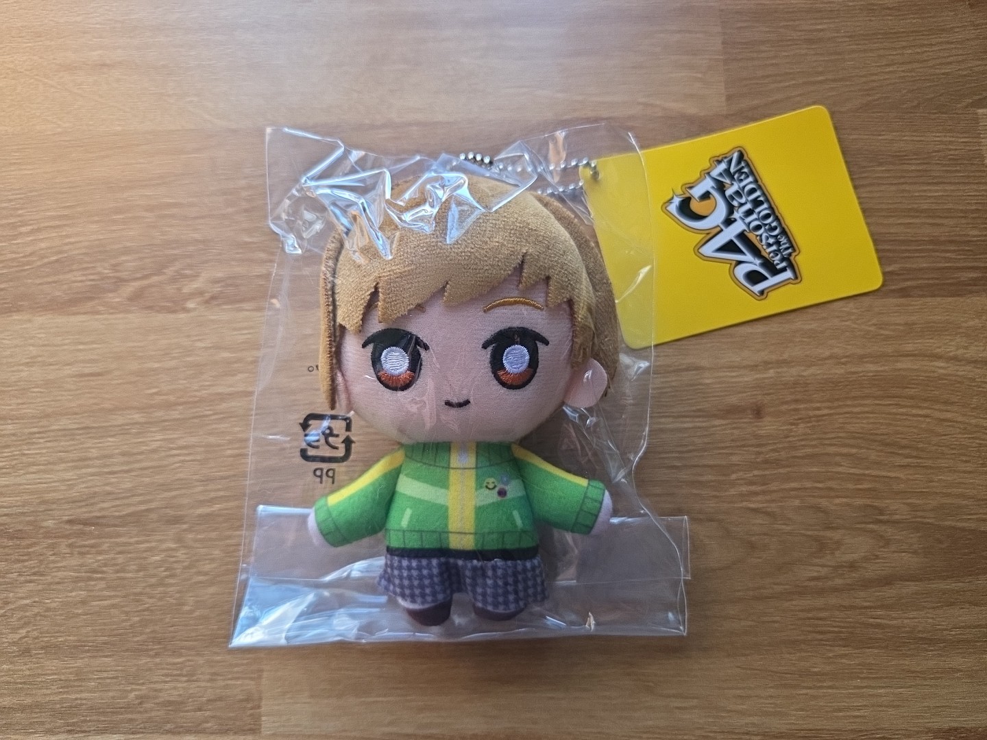 Official PERSONA 4 GOLDEN P4G Chie Satonaka Plush Doll Keychain Japan US SELLER
