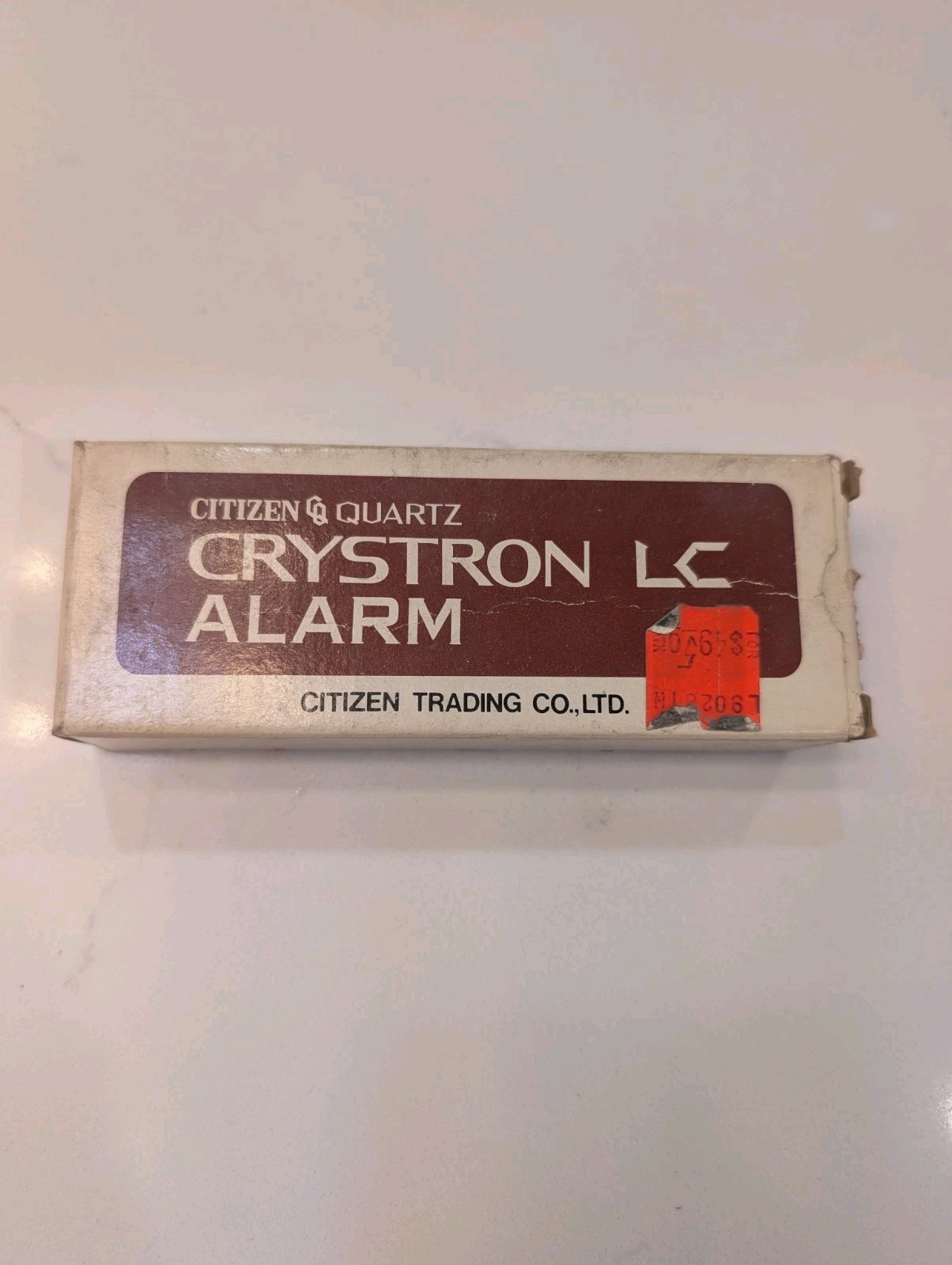 ​Vintage Citizen Quartz Crystron LC Digital Travel Alarm Clock w/ Box & Manual 