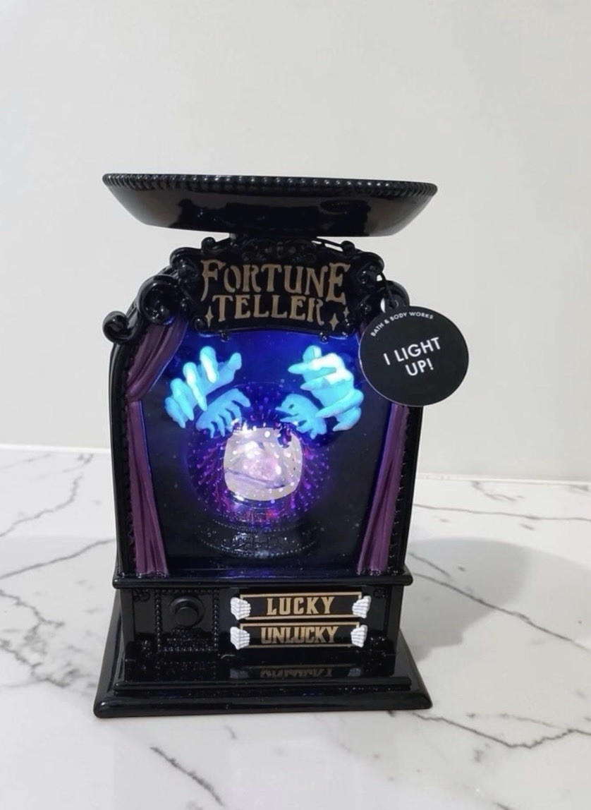 Bath & Body Works Fortune Teller Animated 3-Wick Candle Pedestal Halloween 2026