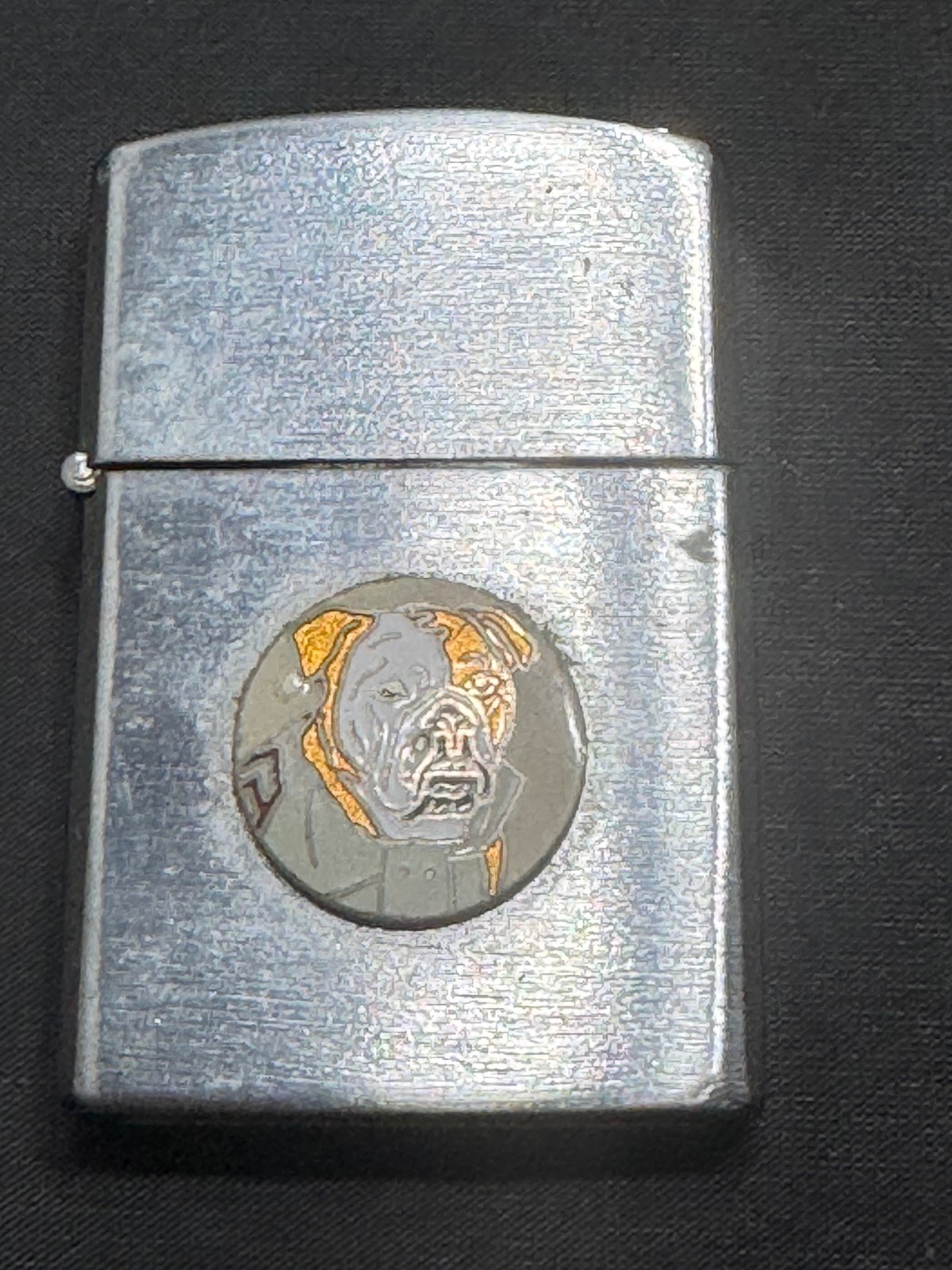 D-147 Vintage ATCO Cigarette Lighter~ Bulldog emblem