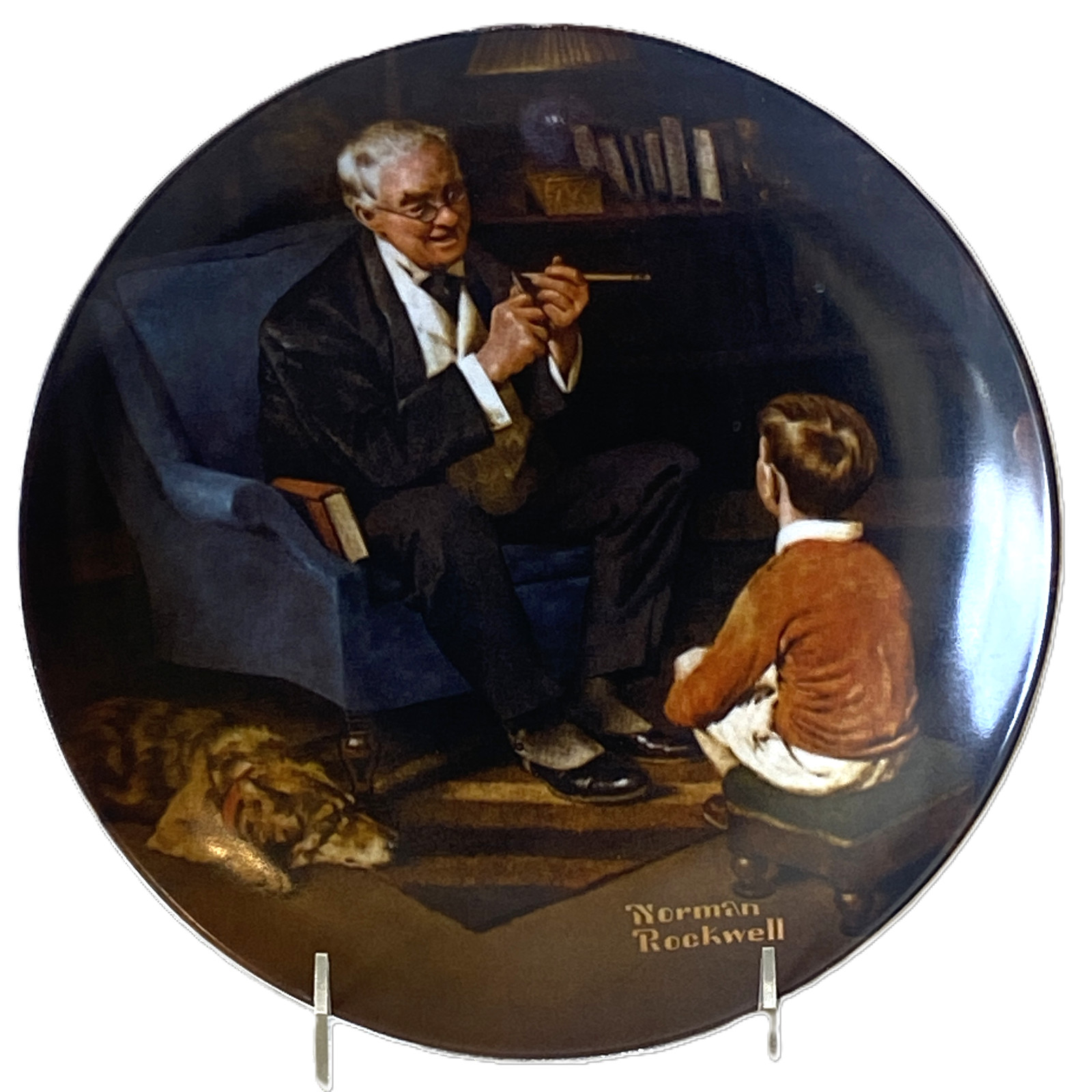 NORMAN ROCKWELL Collector Plates - Choose from 3 Vintage Americana Art Scenes