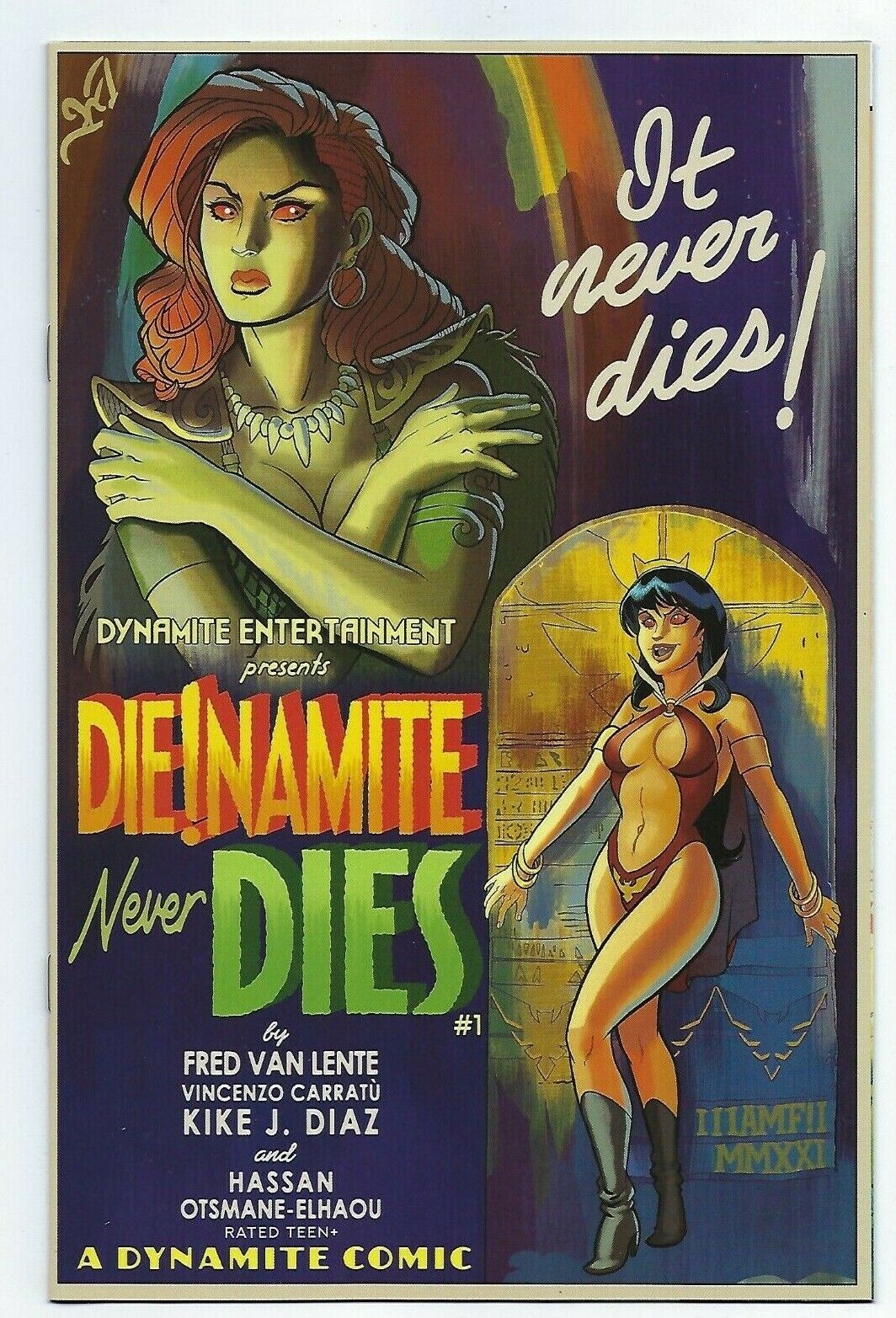 Dynamite DIENAMITE NEVER DIES #1 first printing cover A