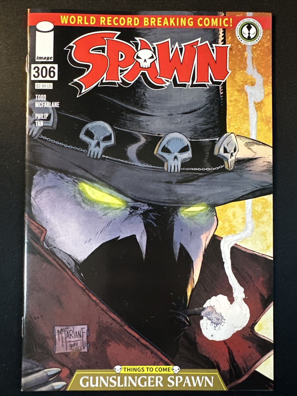 Spawn #306 Mcfarlane Trade Variant 1st Print Image Comics 1992 Series Near Mint