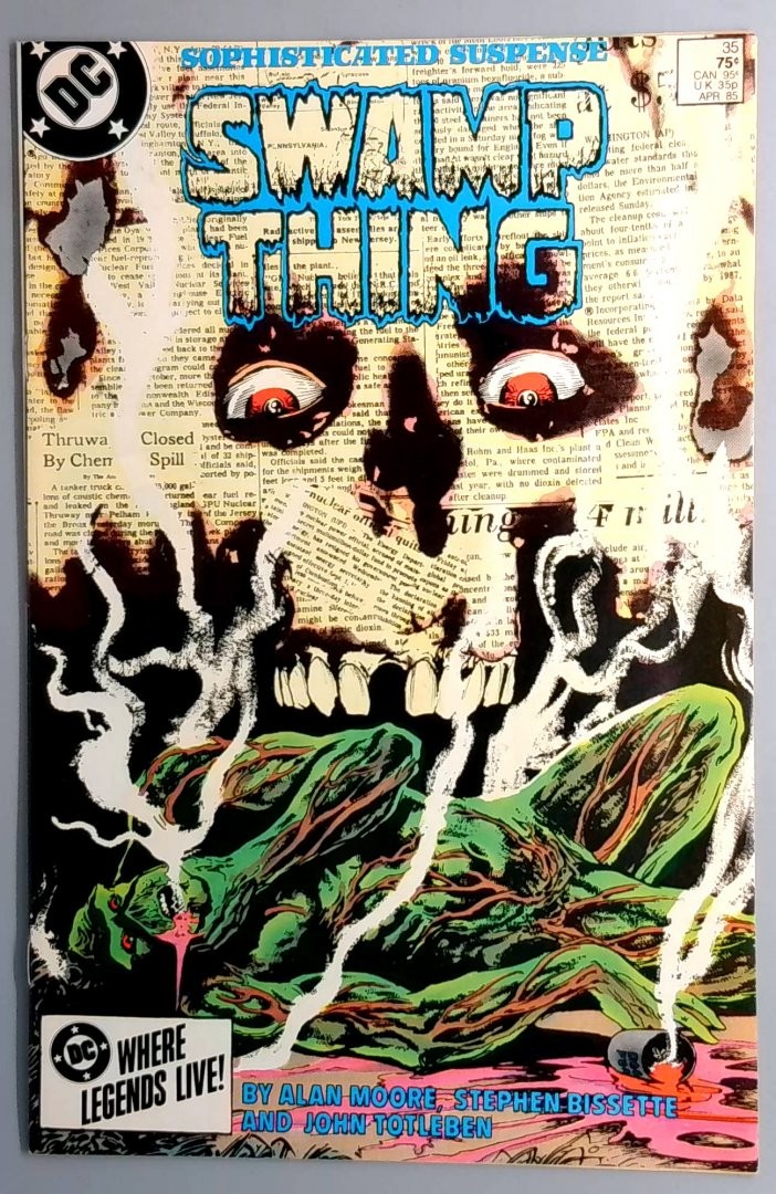 Saga of the Swamp Thing #35 NM 1st Appearance of Nukeface DC 1985