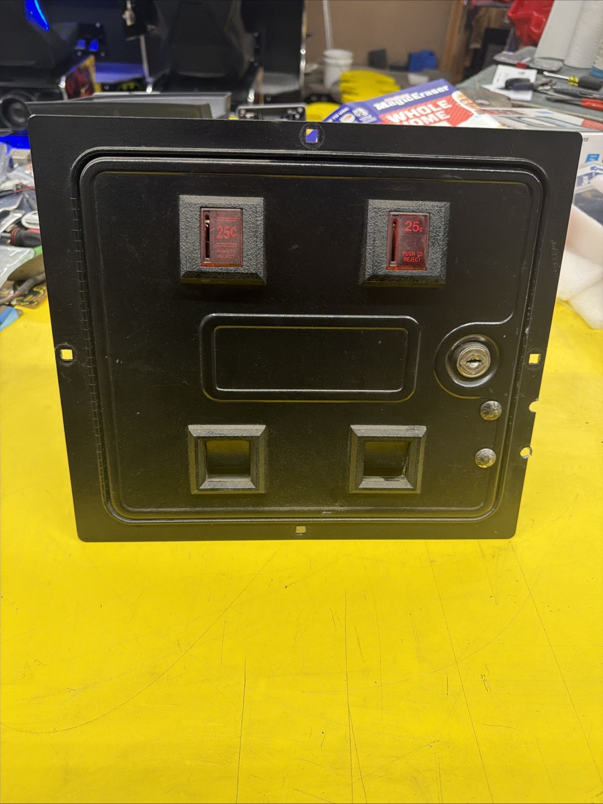 Vintage Atari Coin Door Pulled From An Asteroids Machine