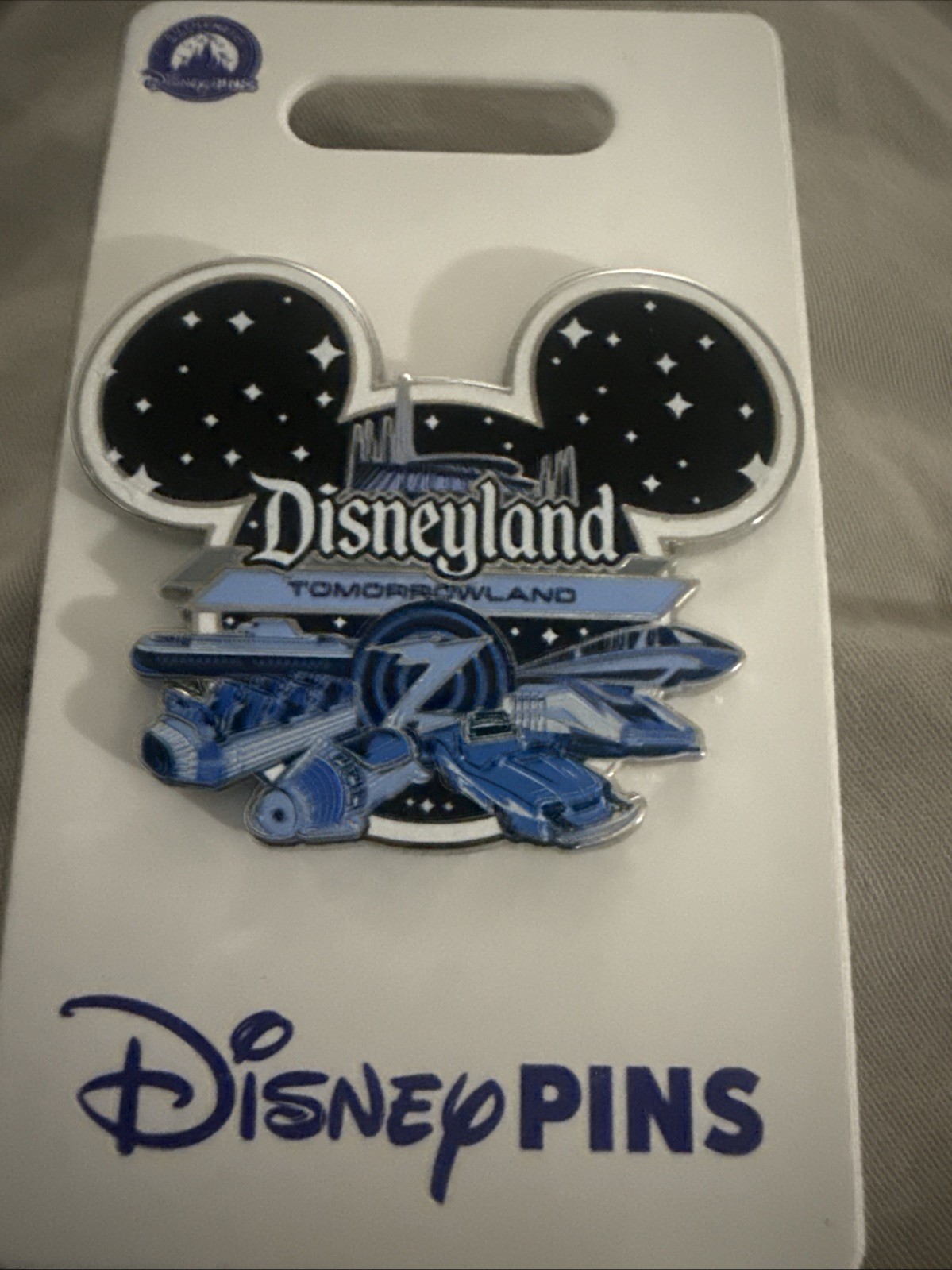 Disneyland Park Attractions - Tomorrowland Pin Mickey Head 2026 Disneyland Park Attractions - Tomorrowland Pin Mickey Head 2026