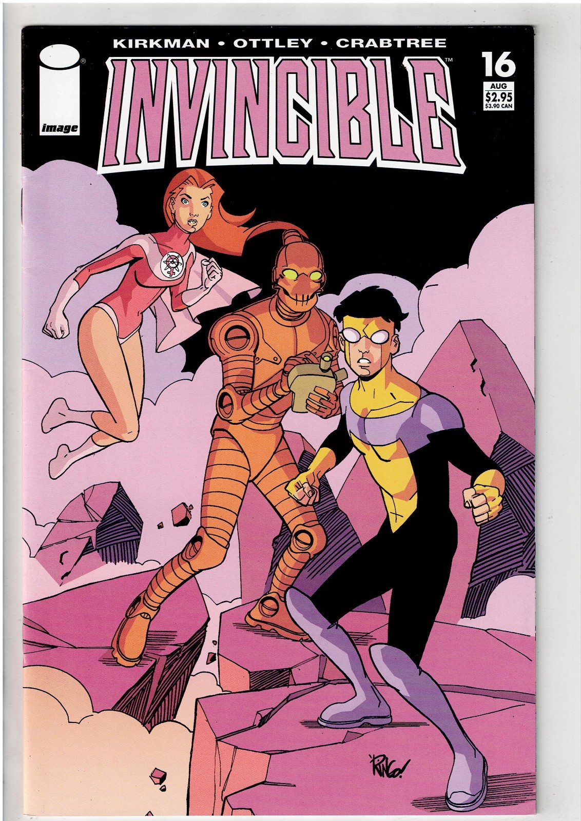 INVINCIBLE #16 (2004) NM 1ST APP ANGSTROM LEVY LOW PRINT