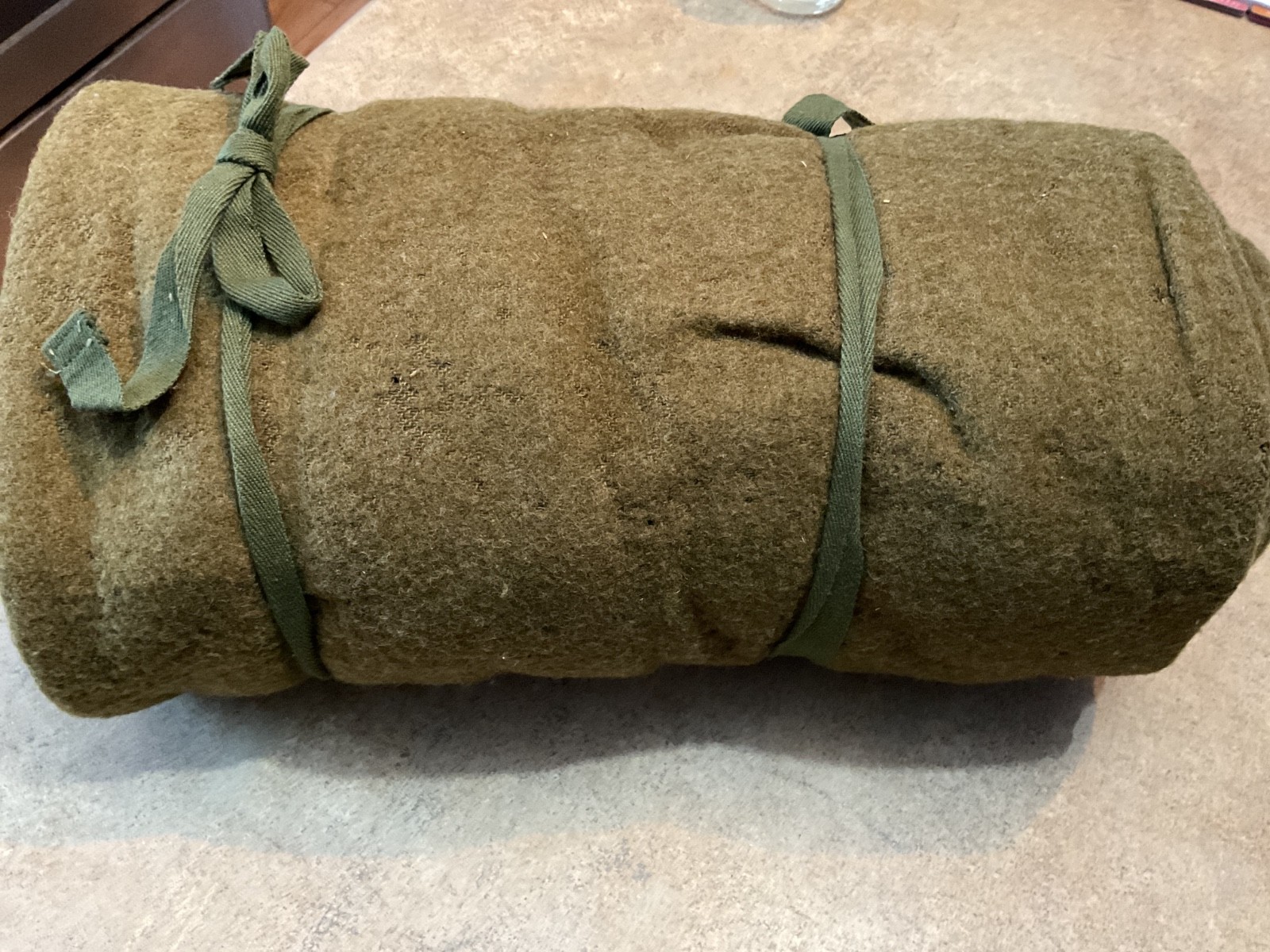 Vintage 1944 Original WWII US Army Wool Mummy Sleeping Bag 6' Green Drab Zipper Vintage 1944 Original WWII US Army Wool Mummy Sleeping Bag 6' Green Drab Zipper