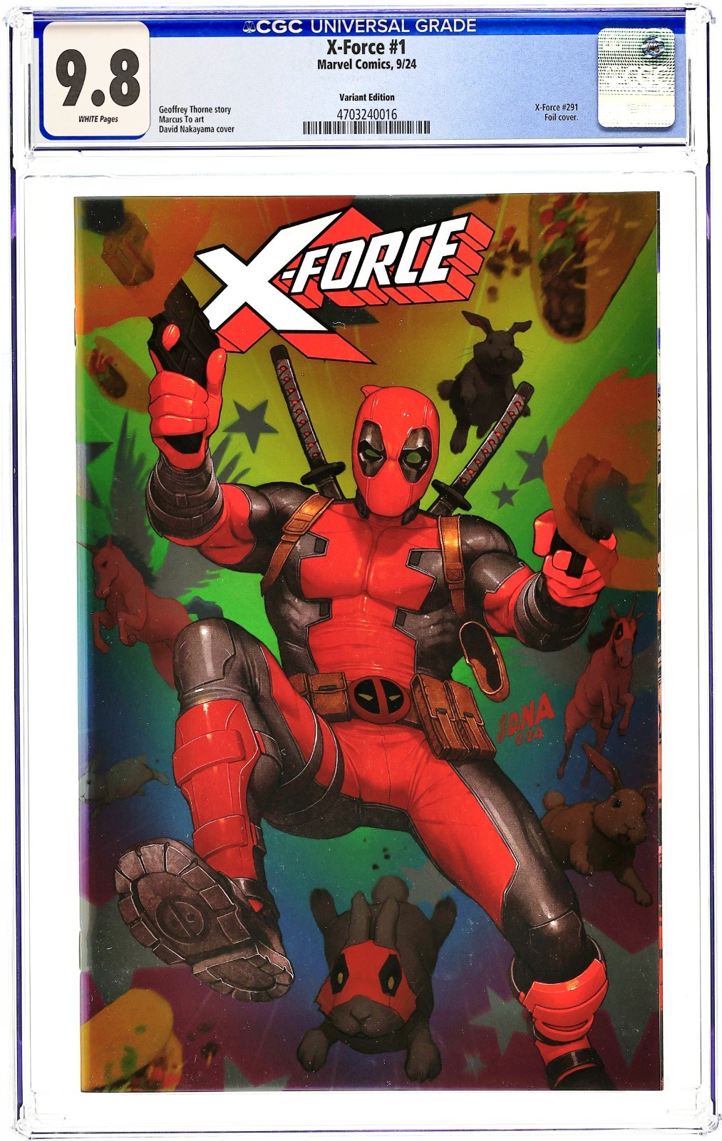 X-Force #1B FOIL Variant - 2024 - CGC 9.8 - David Nakayama (DNA)