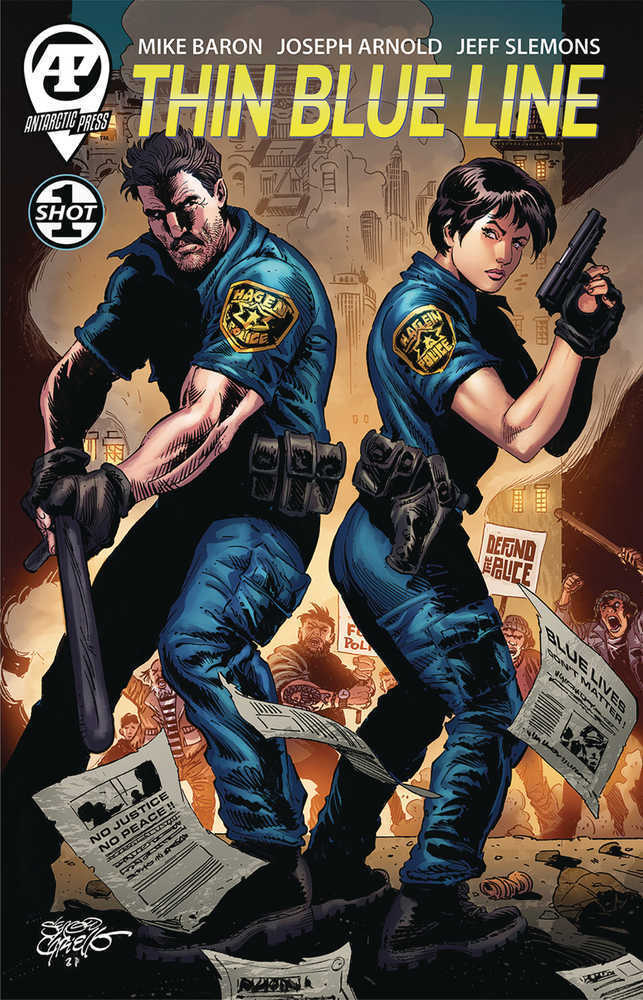 Thin Blue Line One Shot Cover A Arnold & Siemons