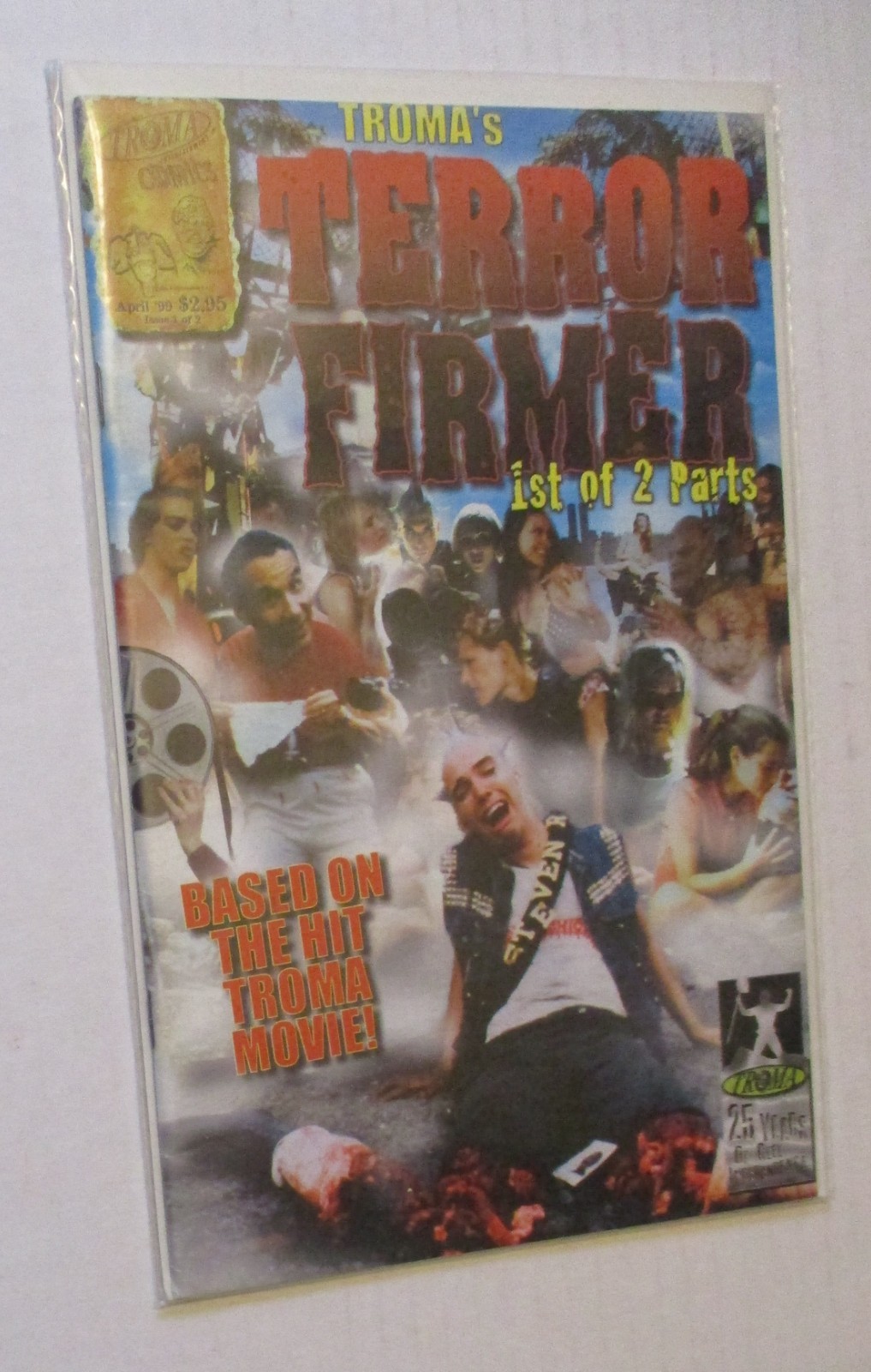 Troma Terror Firmer #1 Comic Book 1999 Horror Gore Movie Indie Toxic Avenger OOP