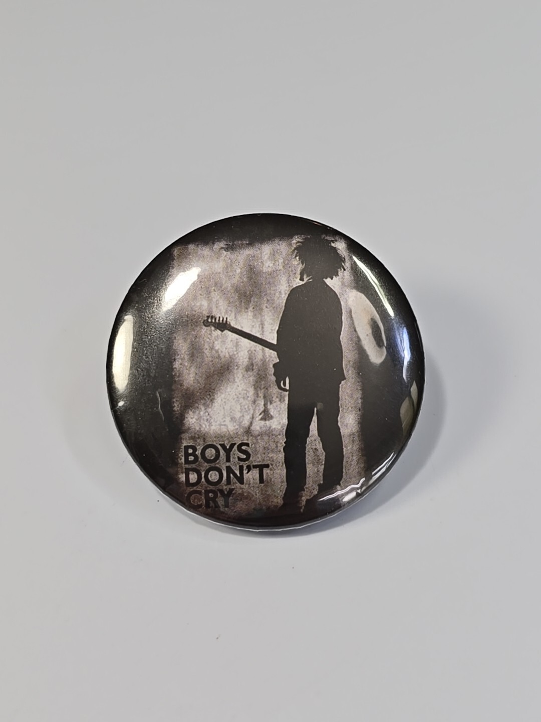 The Cure Boys Don\'t Cry Button Pin Robert Smith Lead Singer English Rock Band 