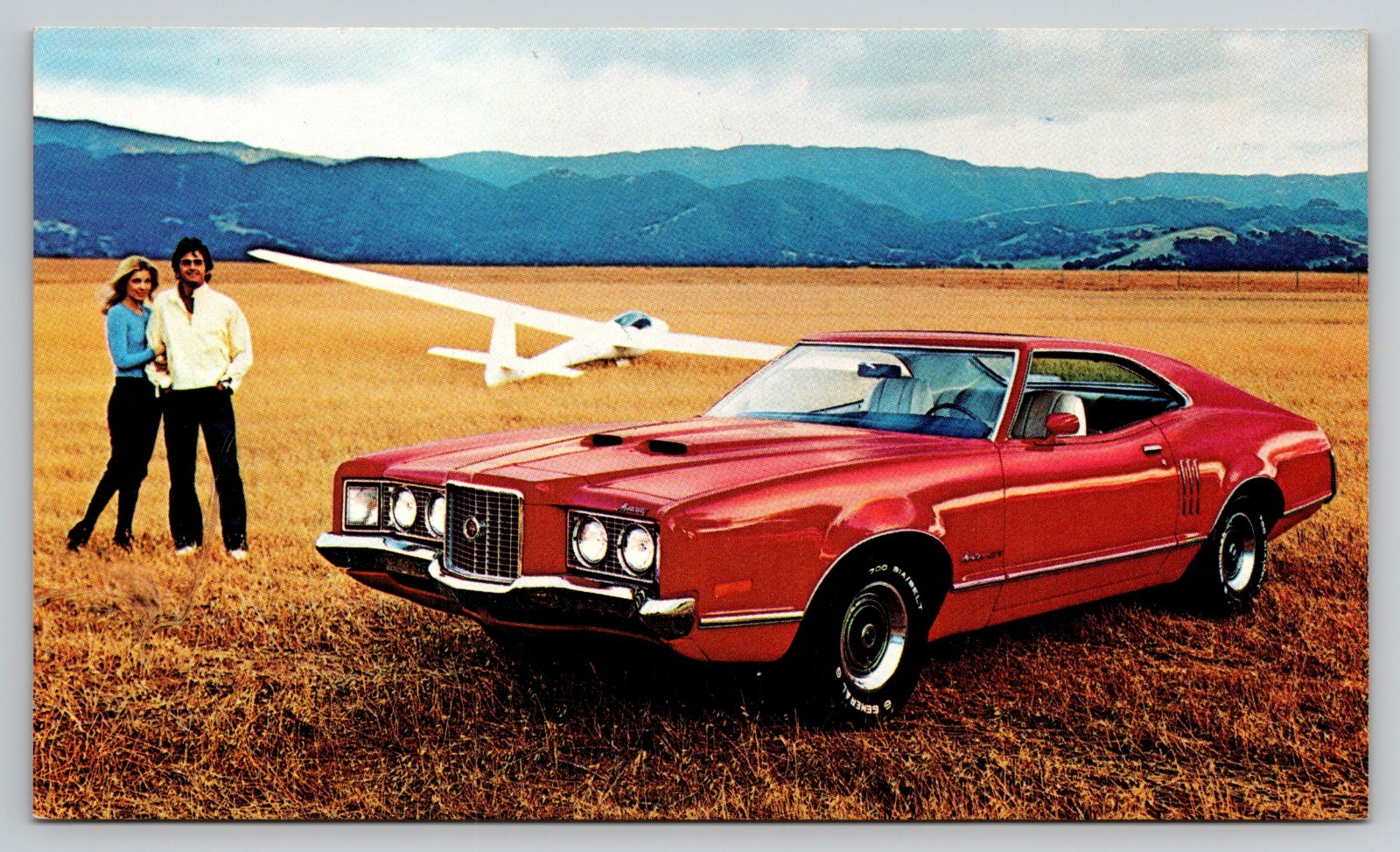 Sharon Pennsylvania Shenango Lincoln Mercury 1972 Montego GT Dealer Ad Postcard
