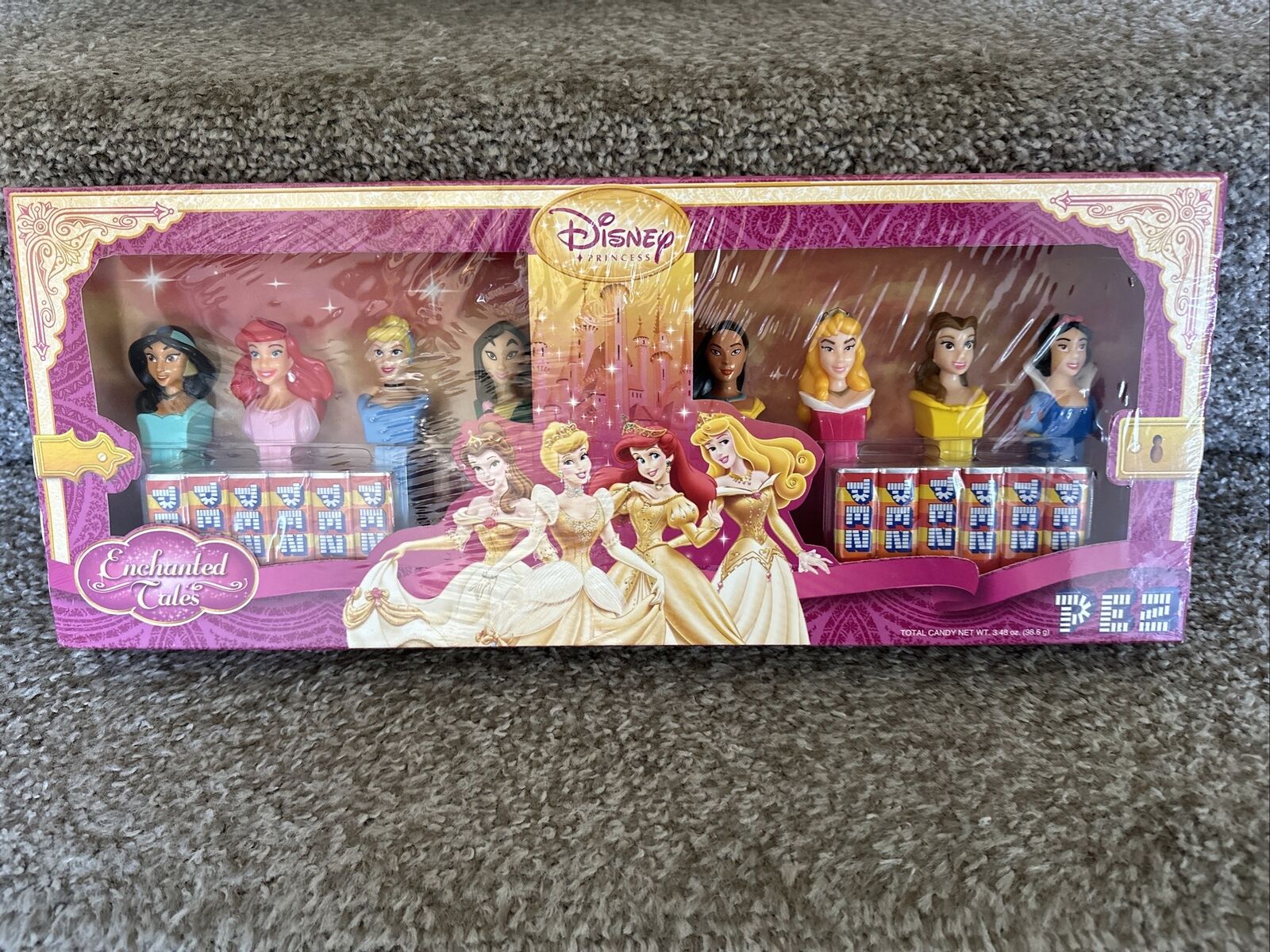 PEZ Disney Princess Collectors Set 8 Dispensers NIB (Enchanted Tales) New in Box