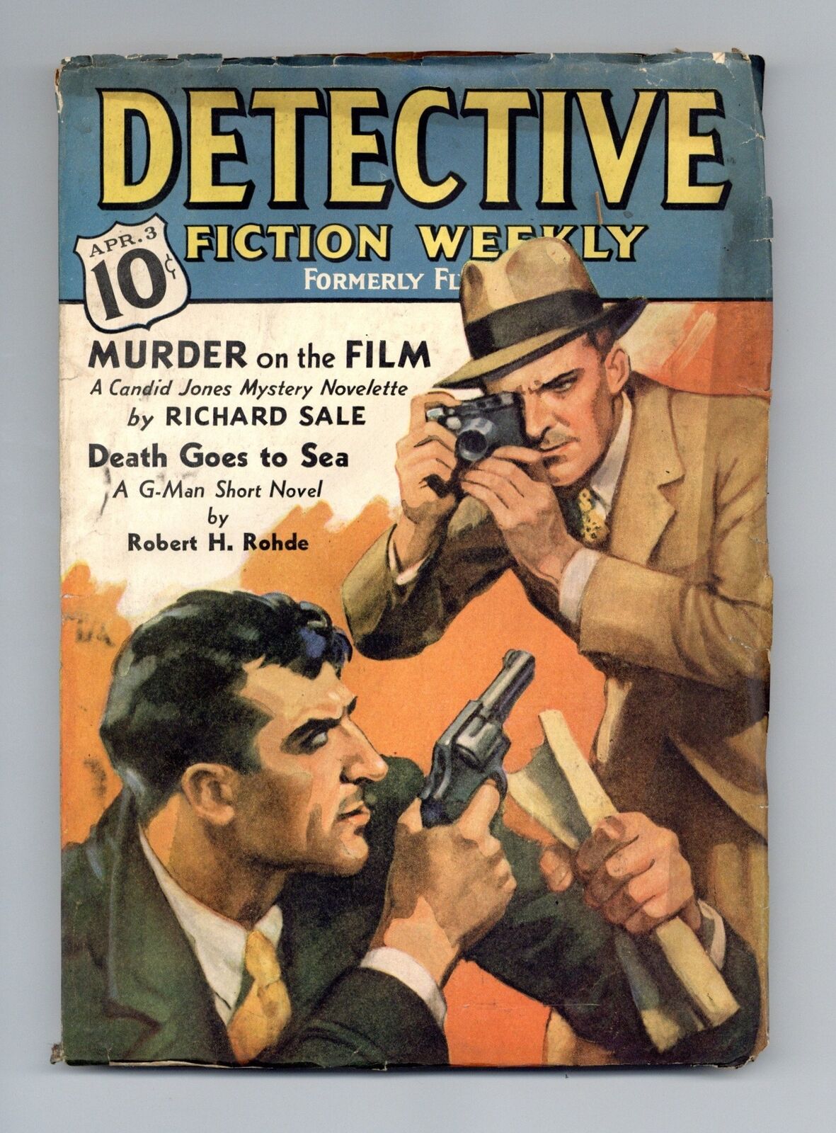 Detective Fiction Weekly Pulp Apr 3 1937 Vol. 109 #6 GD/VG 3.0