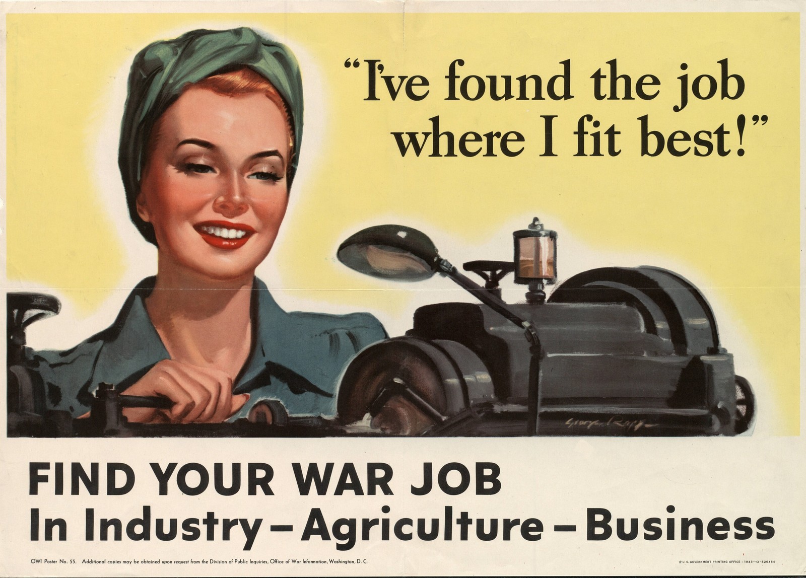 Women War Workers Vintage 1943 Poster Glossy Photo Reprint Wall Art Women War Workers Vintage 1943 Poster Glossy Photo Reprint Wall Art
