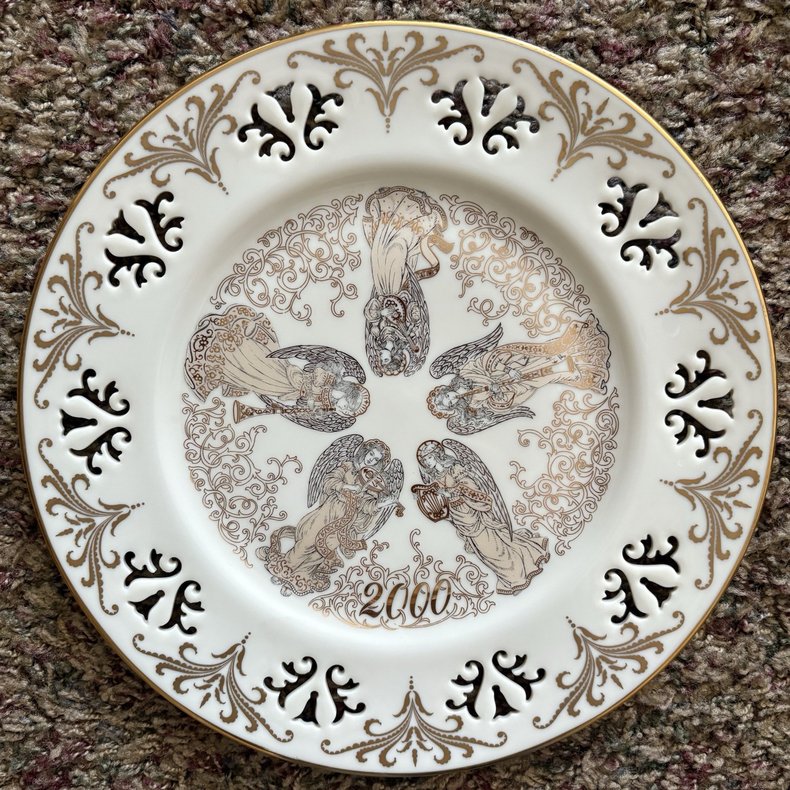 VTG Lenox Millennium Collection Messengers Of Harmony Collector’s Plate 2000