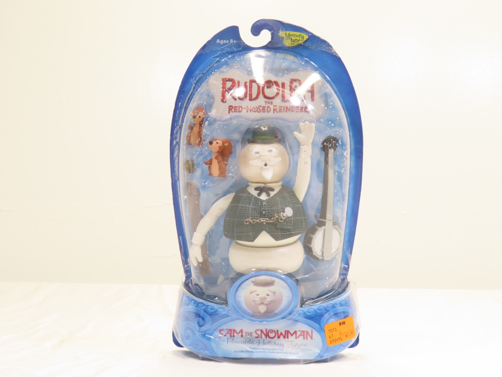 Memory 7071SS Lane Rudolph The Red Nosed Reindeer Sam The Snowman Figure NIB 