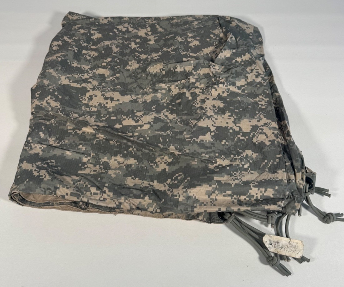 New US Army Individual Reversible Field Tarp Tarpaulin 90 x 80 ACU Camo / Tan