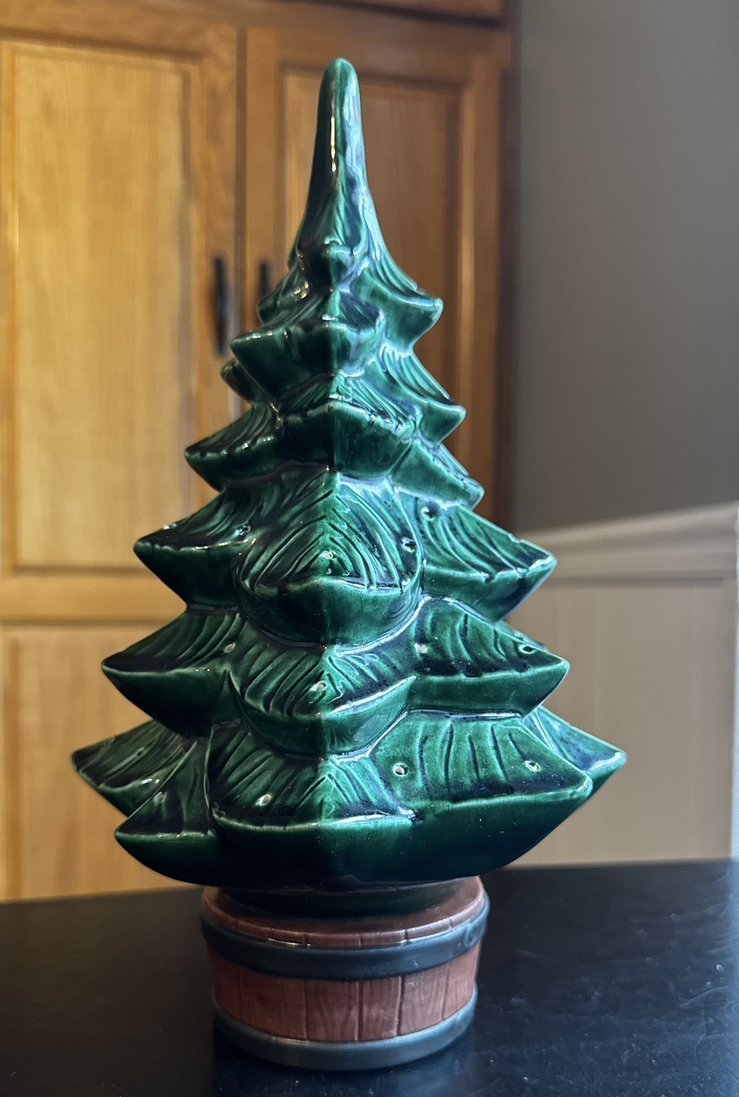 Vintage Ceramic Green Christmas Tree 11
