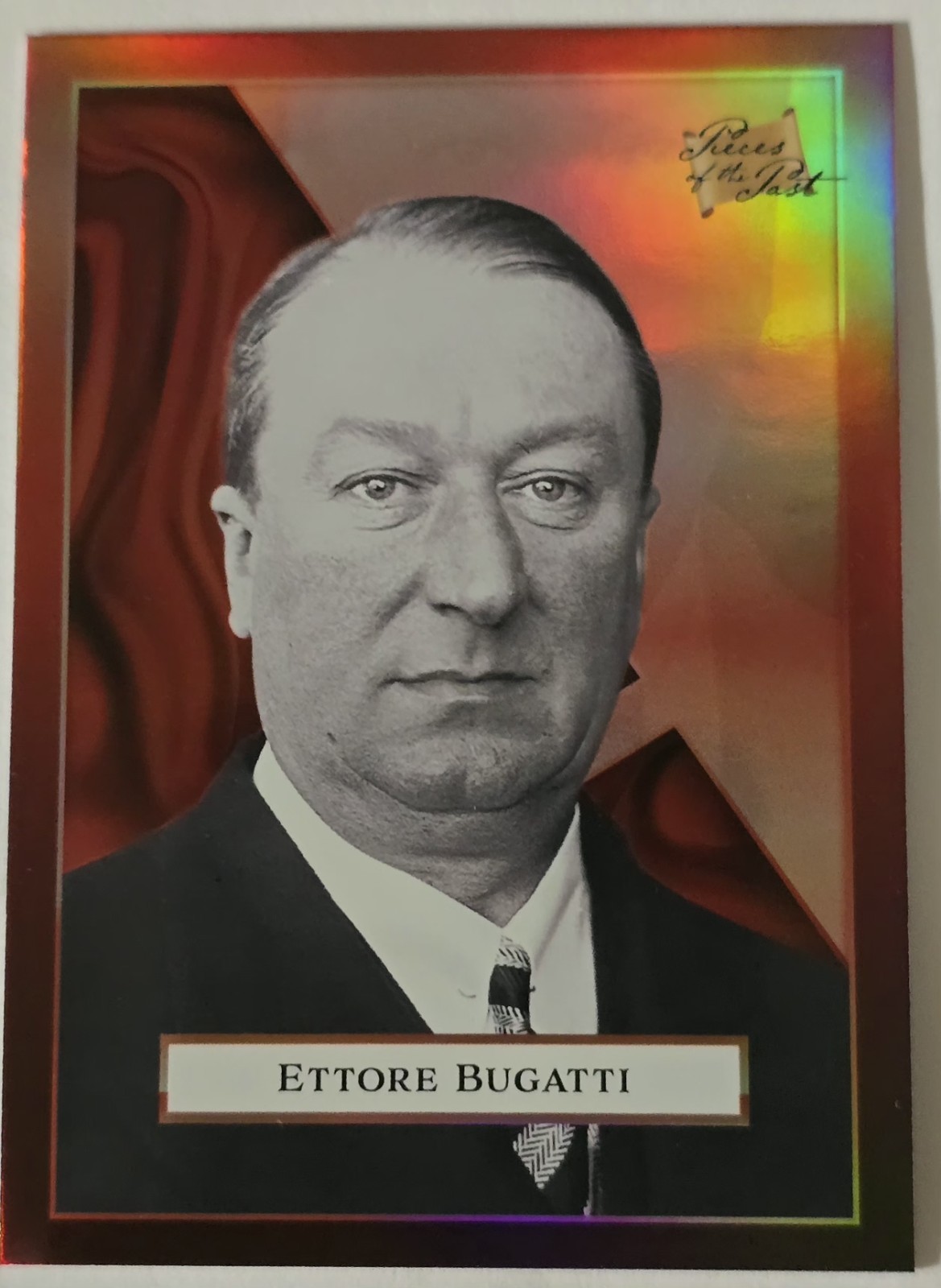 ETTORE BUGATTI #144 Silver 2026 Pieces of the Past Historical Premium RED 23/100