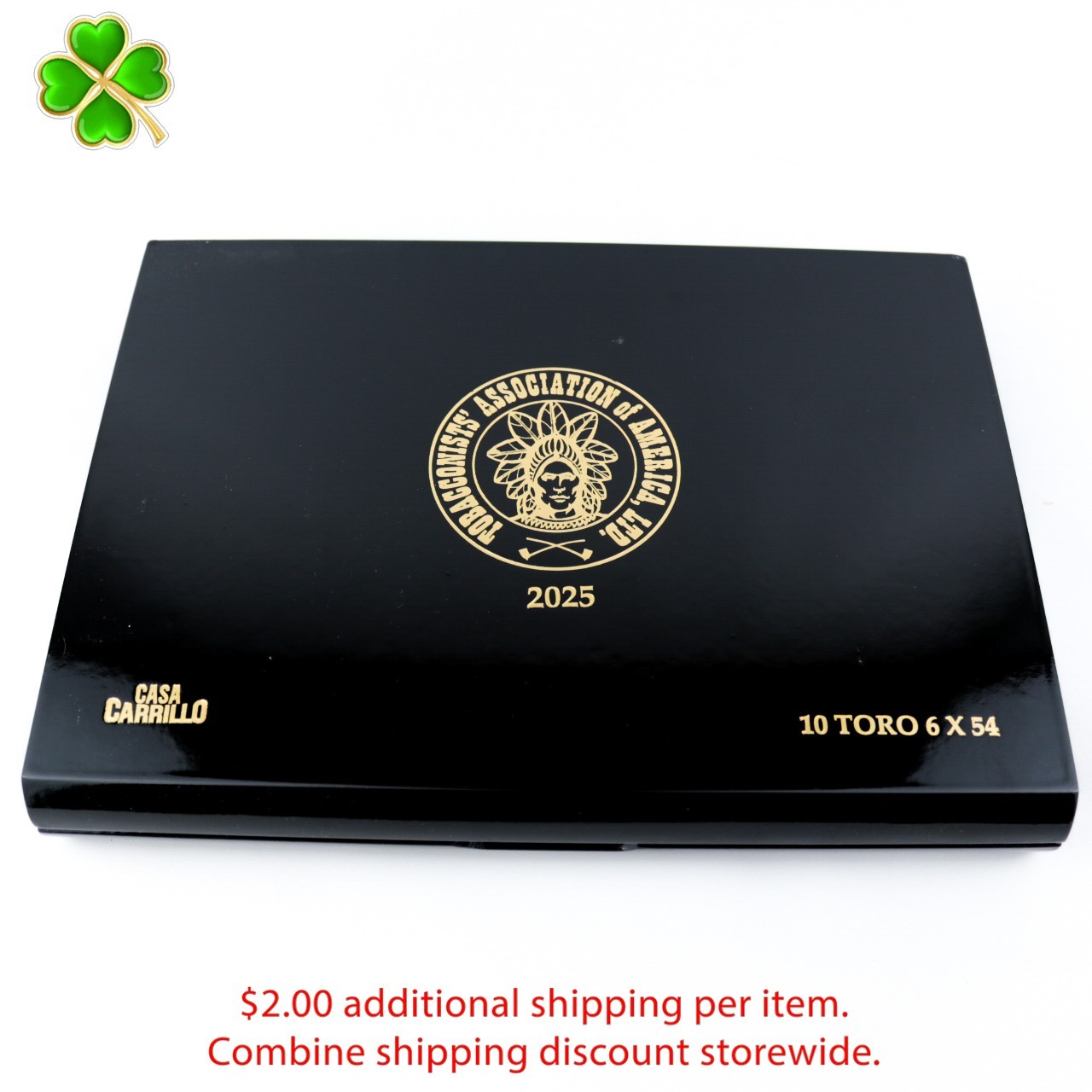 Casa Carrillo TAA 2025 Toro Empty Wood Cigar Box 10\