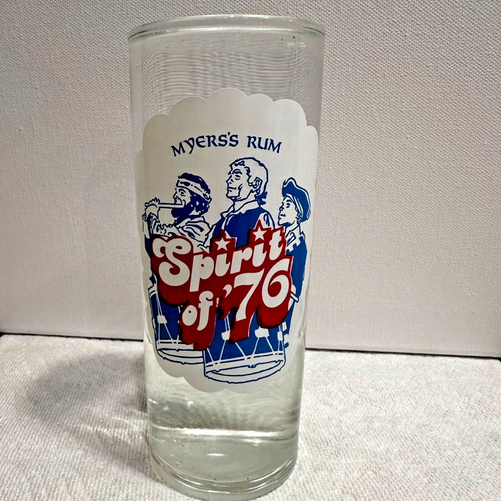 1976 Collectible Vintage Drinking Glasses USA Bicentennial Spirit of '76 RARE