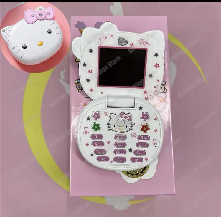 Unopened Nostalgic Y2K Working Hello Kitty Flip Phone With Camera