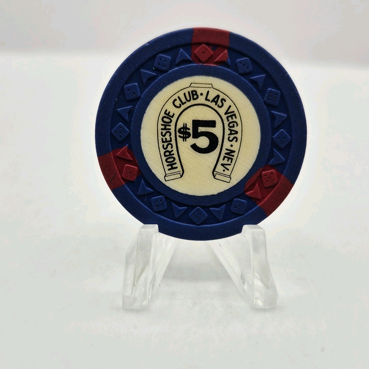 Horseshoe Club Binion\'s Las Vegas Nevada 1950\'s $5 Casino Chip V2813