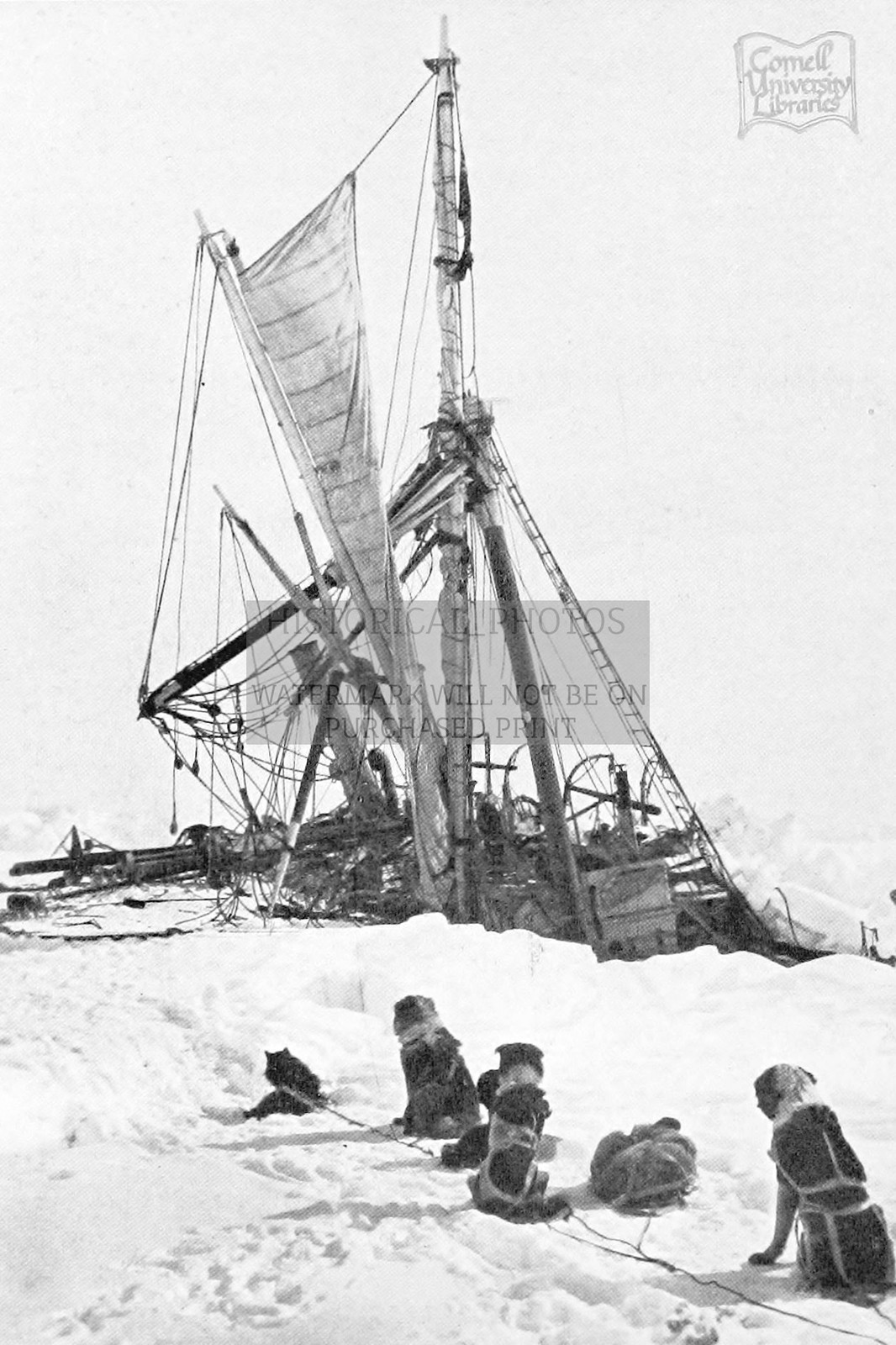 SHACKLETON EXPEDITION SHIP TRAPPED IN ANTARCTIC ICE 1914-1917 4X6 POSTCARD PHOTO
