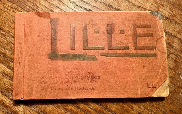 Rare Antique French Postcard Book: LILLE ca. 1910. Bloc Brothers, Ed. Ephemera.