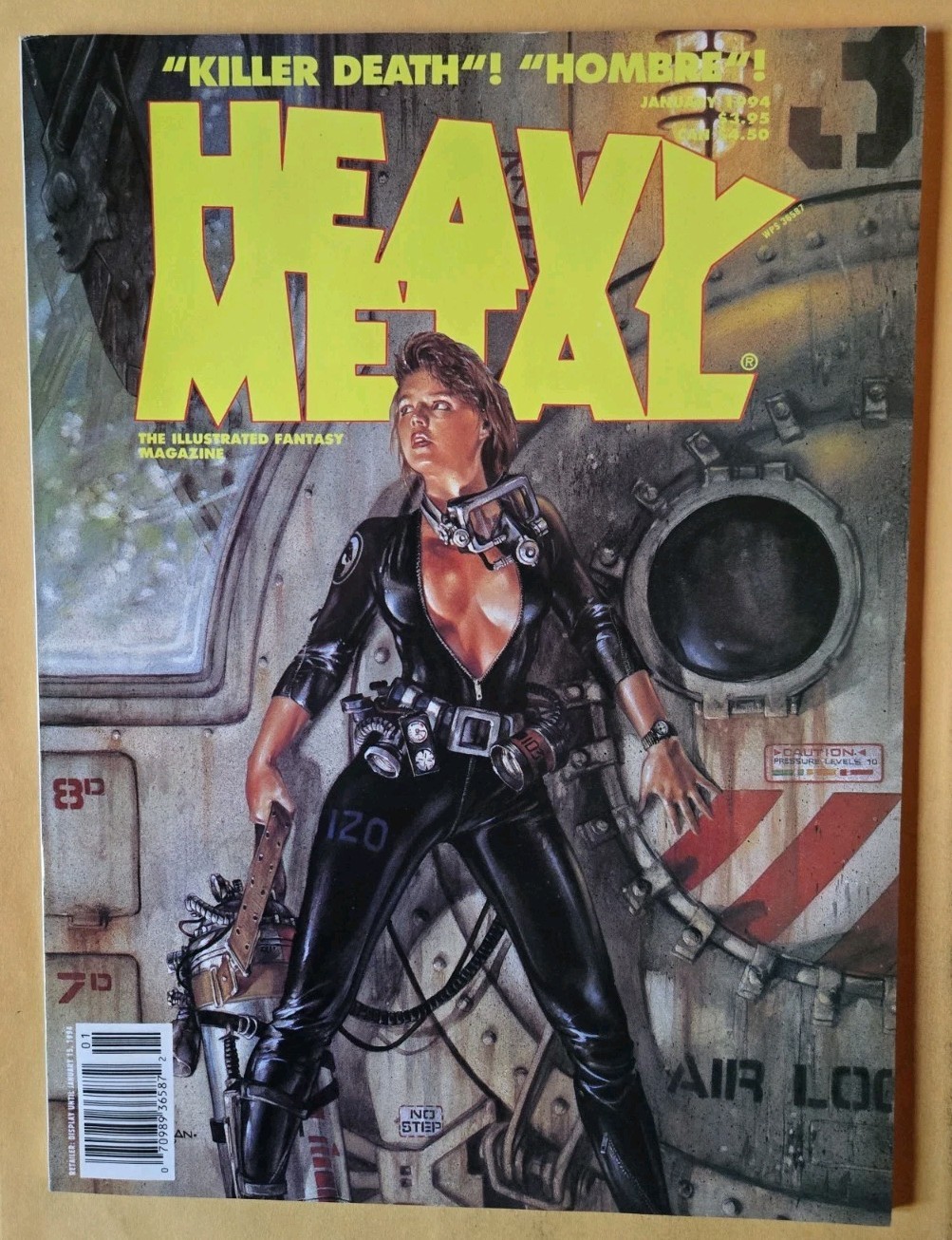 Heavy Metal Vol 17 #6 Fantasy Magazine Cover By David Dorman 