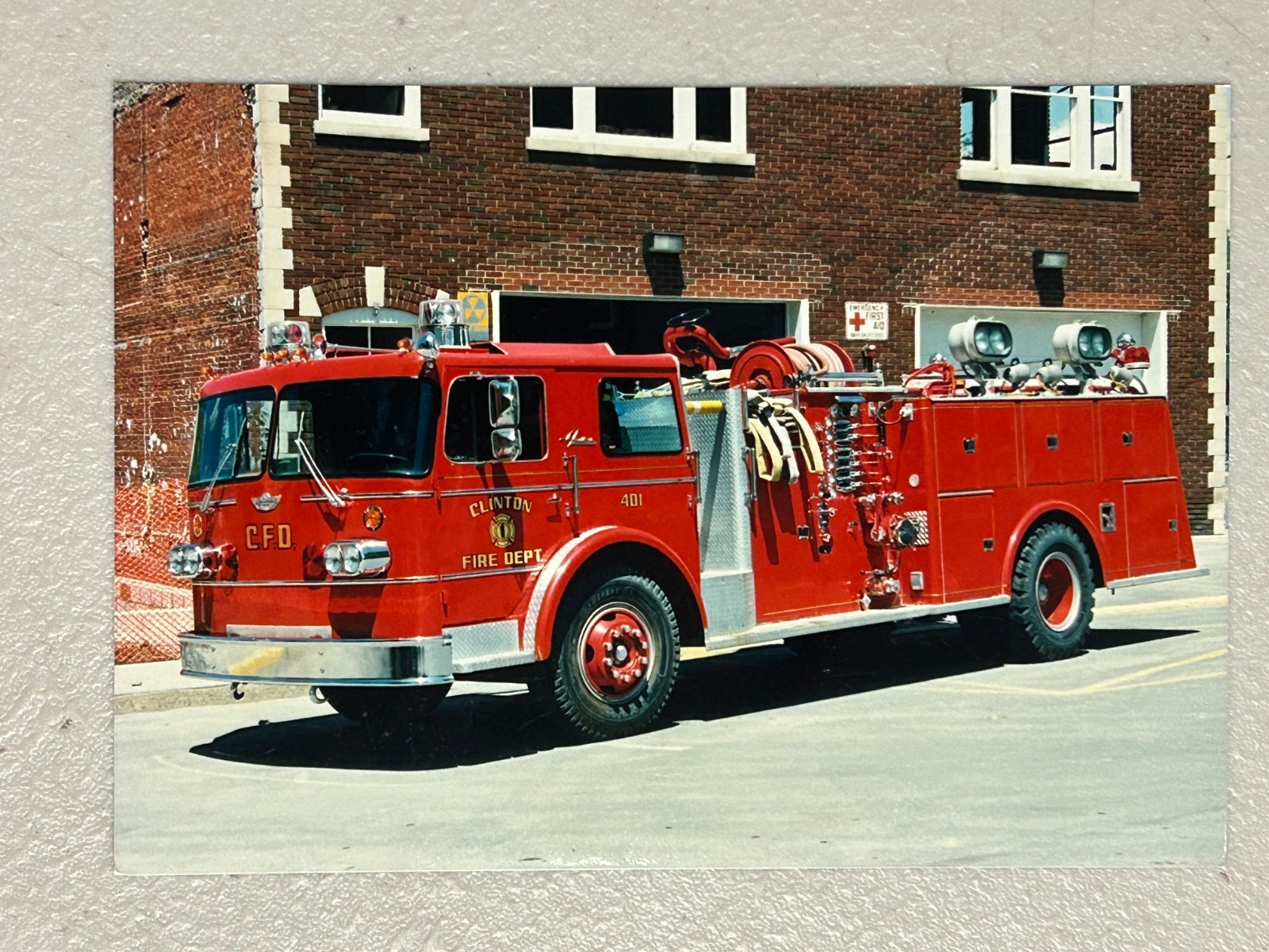 Clinton NY 1975 American Fire Apparatus pumper Fire Apparatus Photo A74