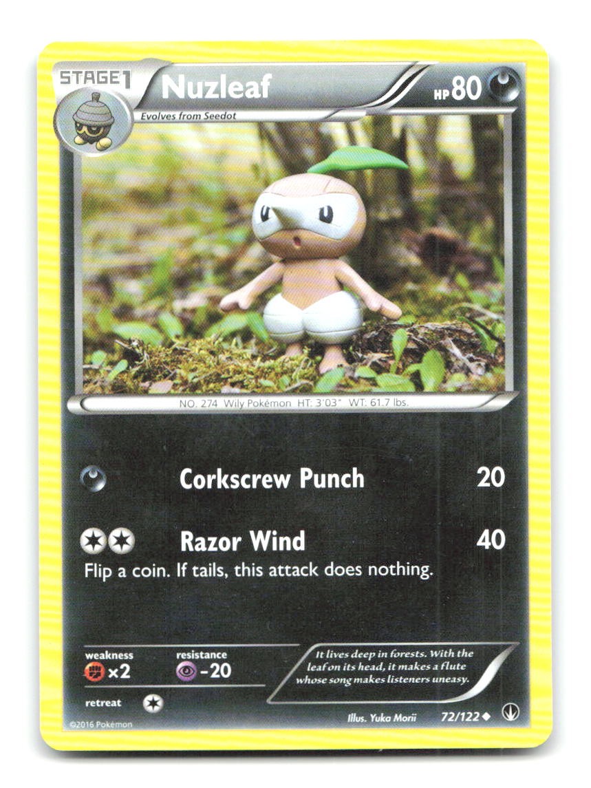 Nuzleaf 72/122 BKP Pokemon LP