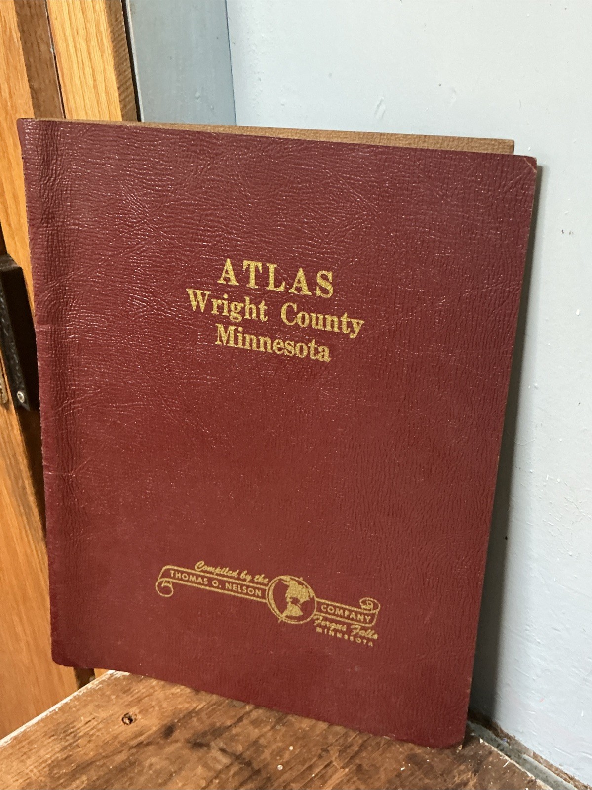 Wright County MN Minnesota Atlas 1964 Plat Book Delano Ostego Stockholm