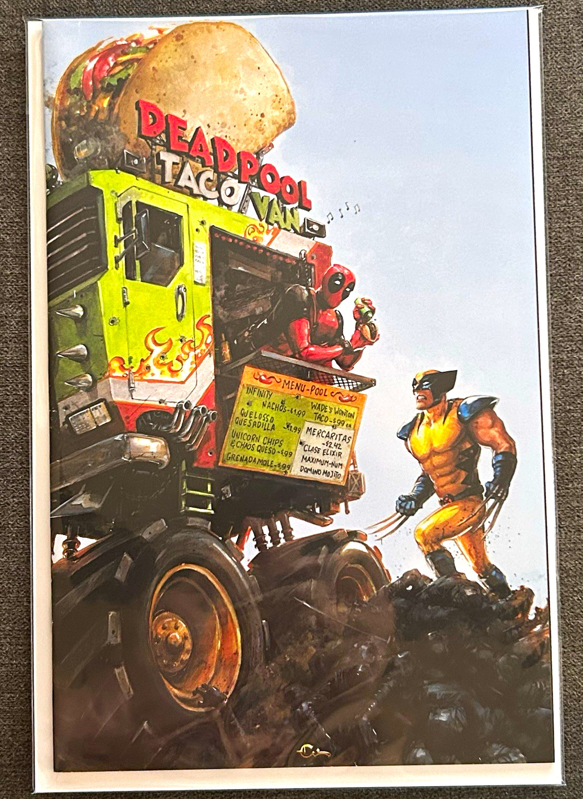  Deadpool & Wolverine WWW III, Marvel Deadpool Variant 2025 LTD 500