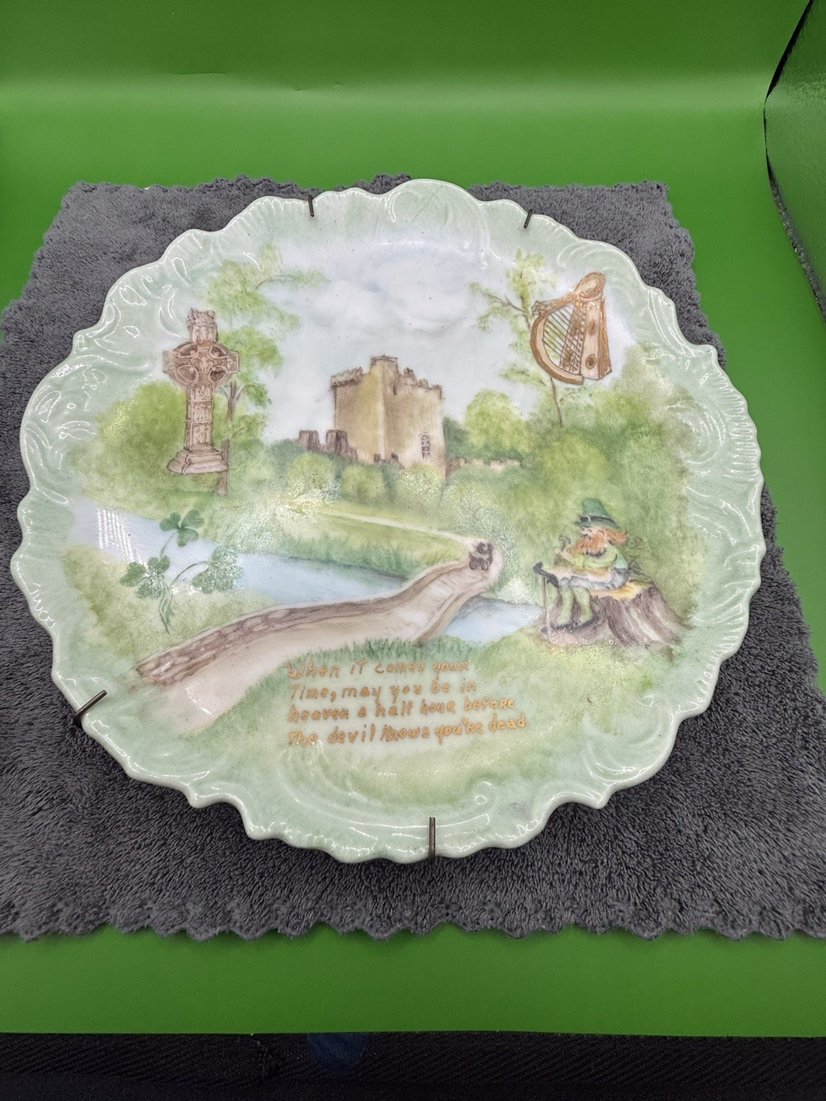 Vintage Irish Plate \