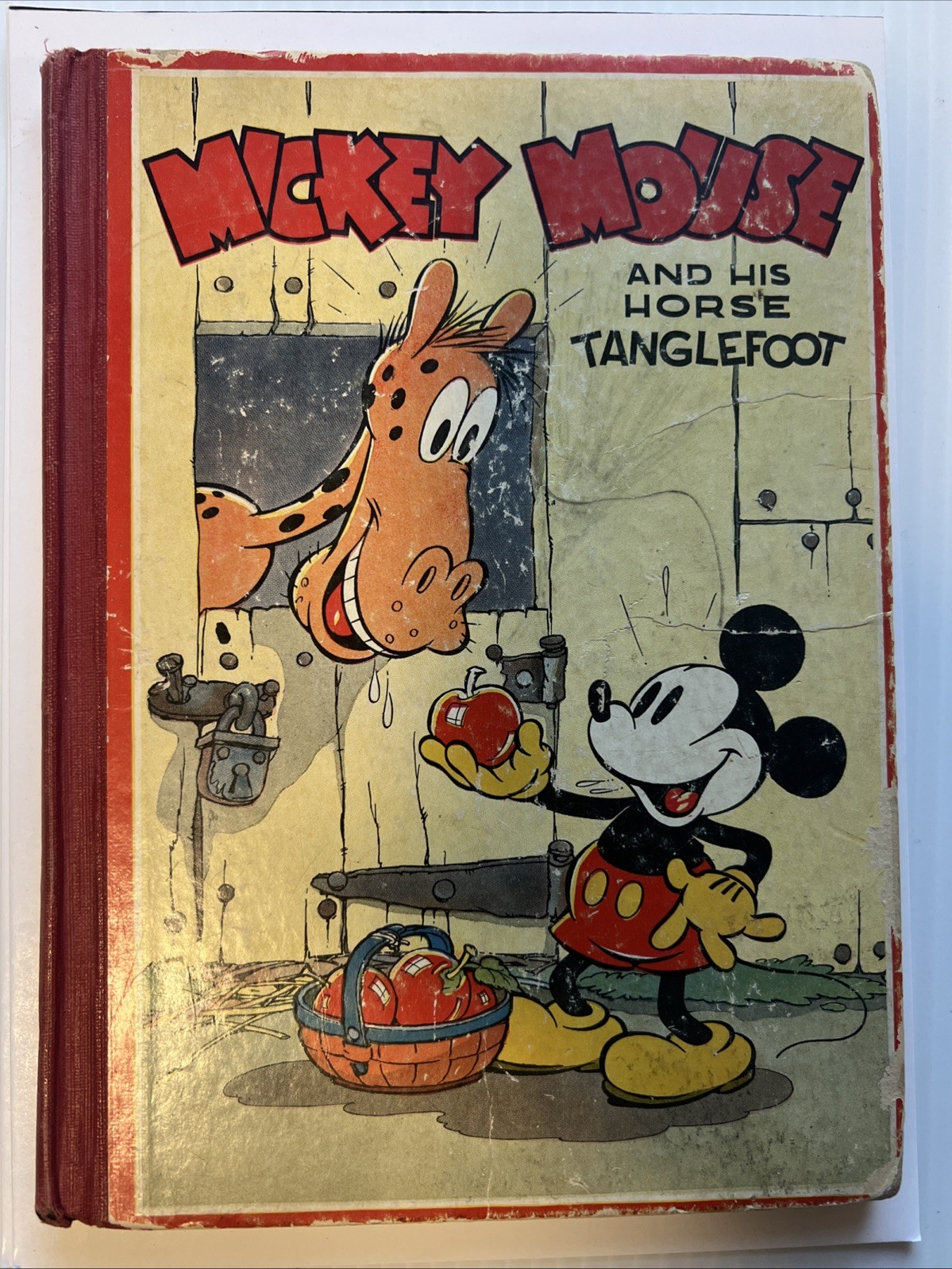 Mickey Mouse and His Horse Tanglefoot -David McKay 1936 HBK BY STAFF WALT DISNEY