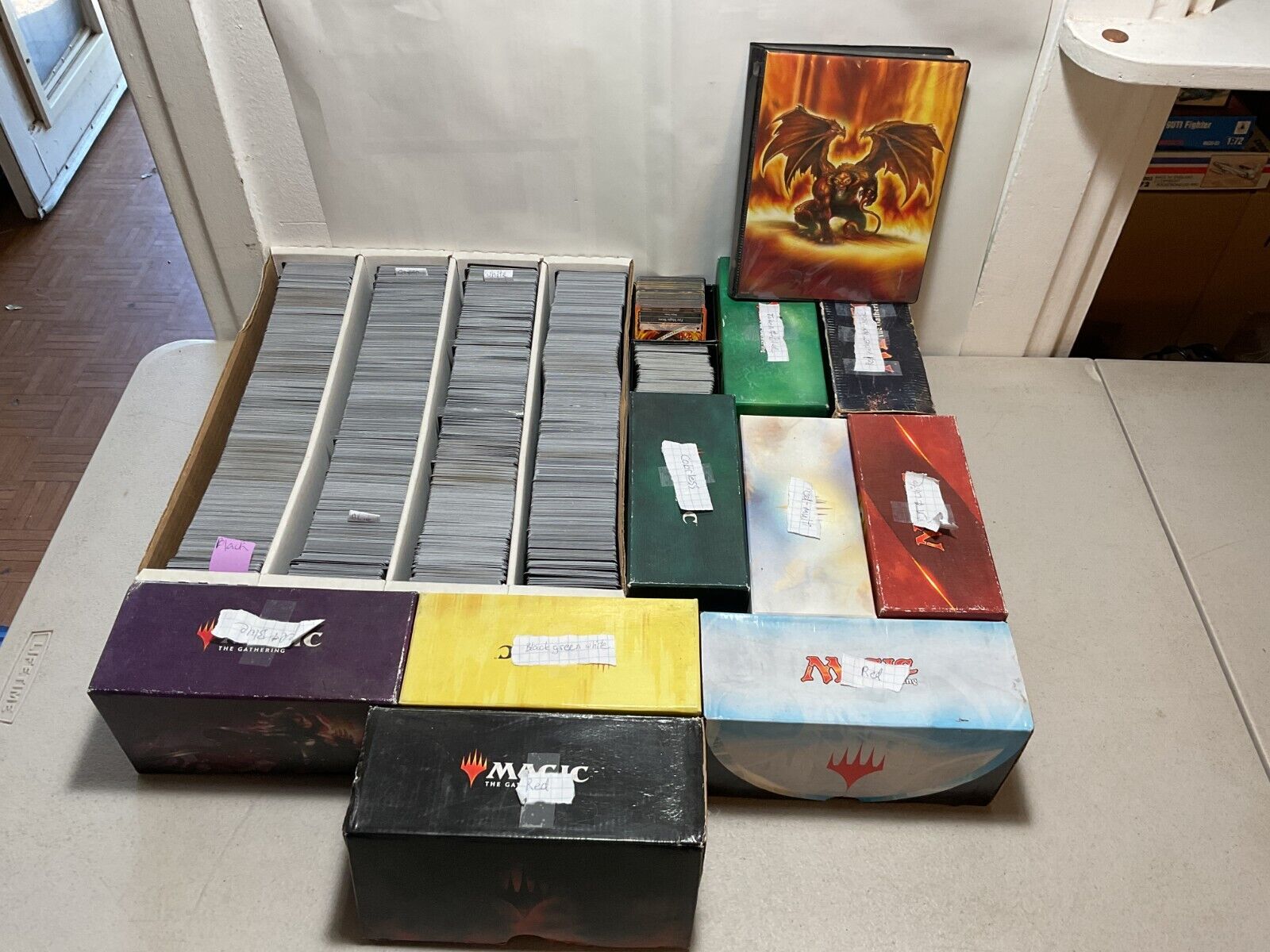 Massive Lot of Magic The Gathering Trading Cards Approximately 8500 Cards
