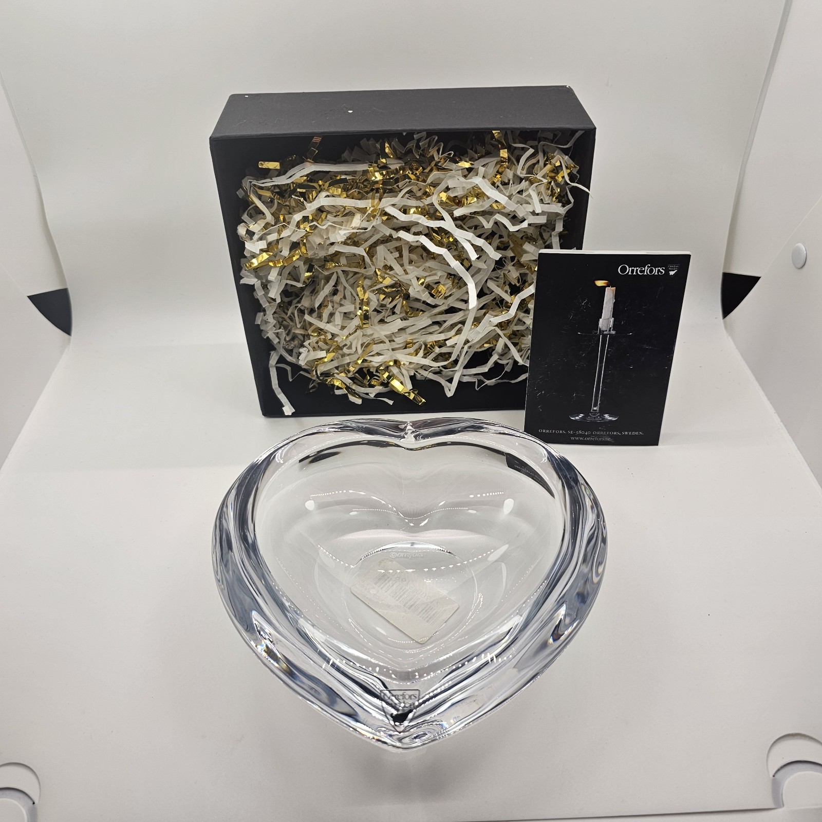 Vintage 1988 Orrefors Crystal 