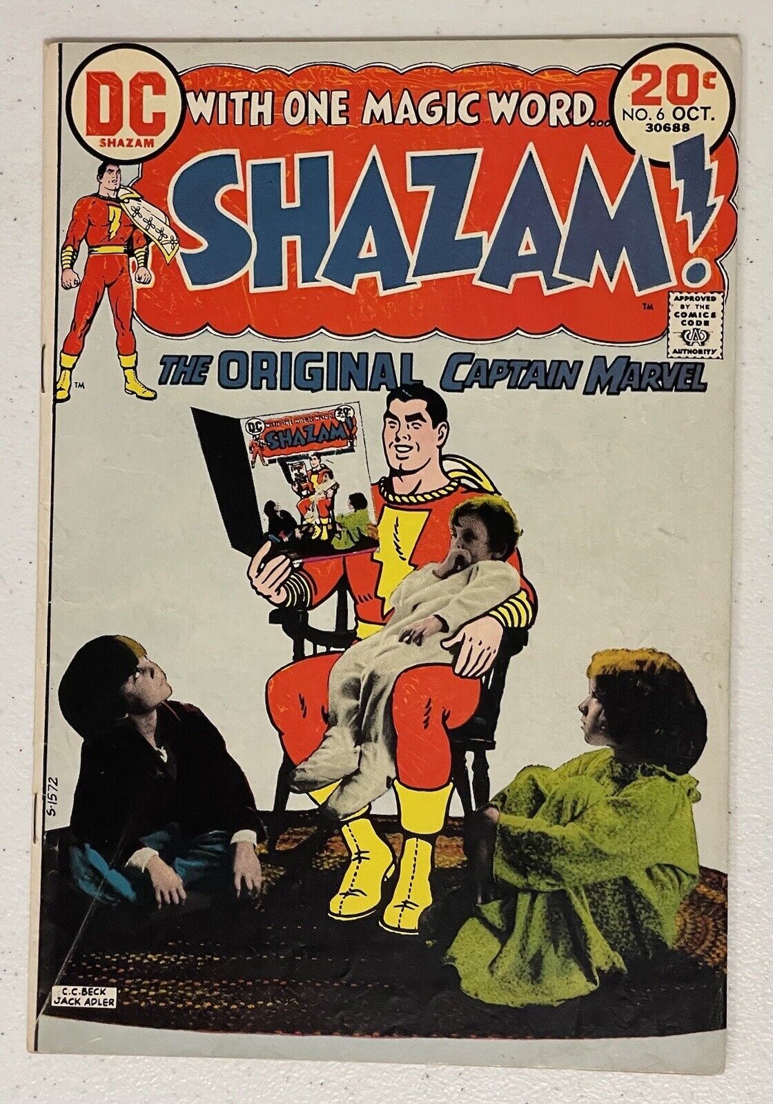 Vintage DC Comics Shazam #6 (1973)