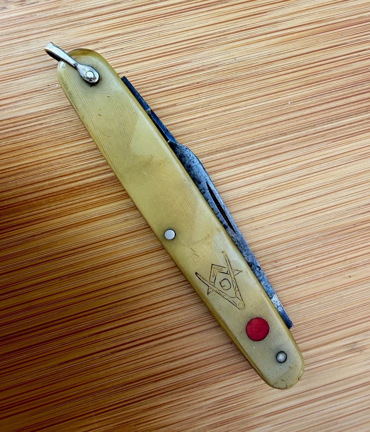 Vintage Schatt & Morgan 2-Blade Pocket Knife W/ Waterfall Handles 