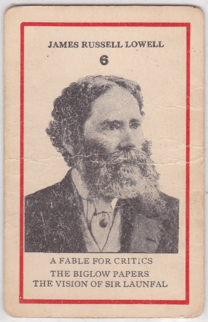 James Russell Lowell (Famous Poet) Collectible Playing Card