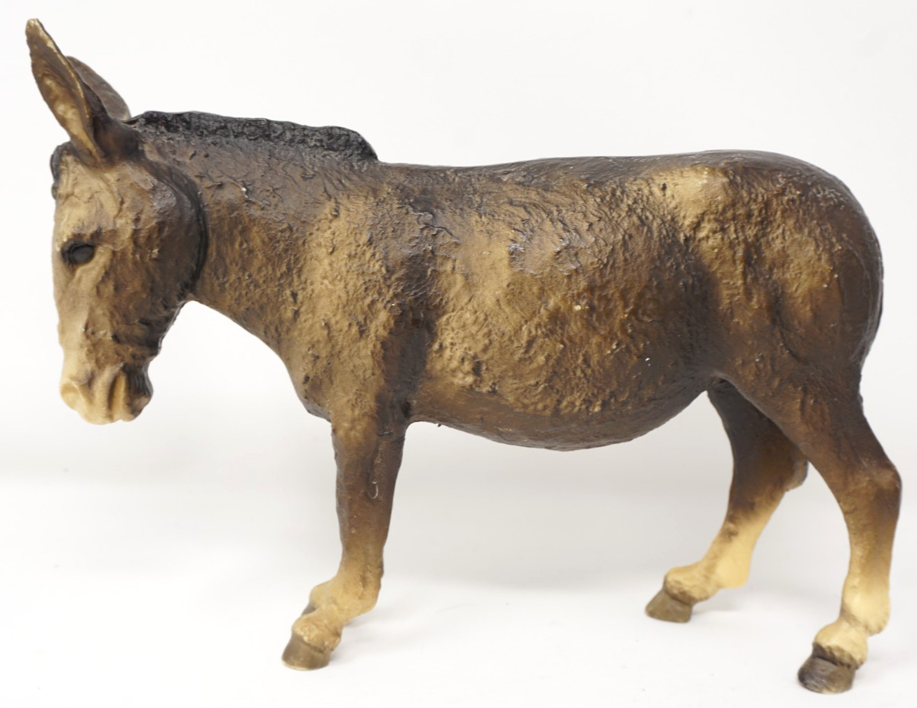 Vintage Breyer Traditional Donkey Model 81 Unmarked Dark Gray Brown 1958-1974