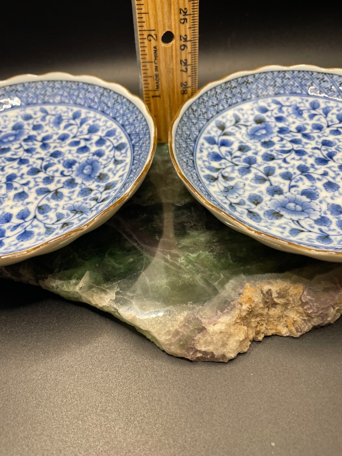Vintage Takahashi of San Francisco Blue & White Dish Hand Decorated Japan